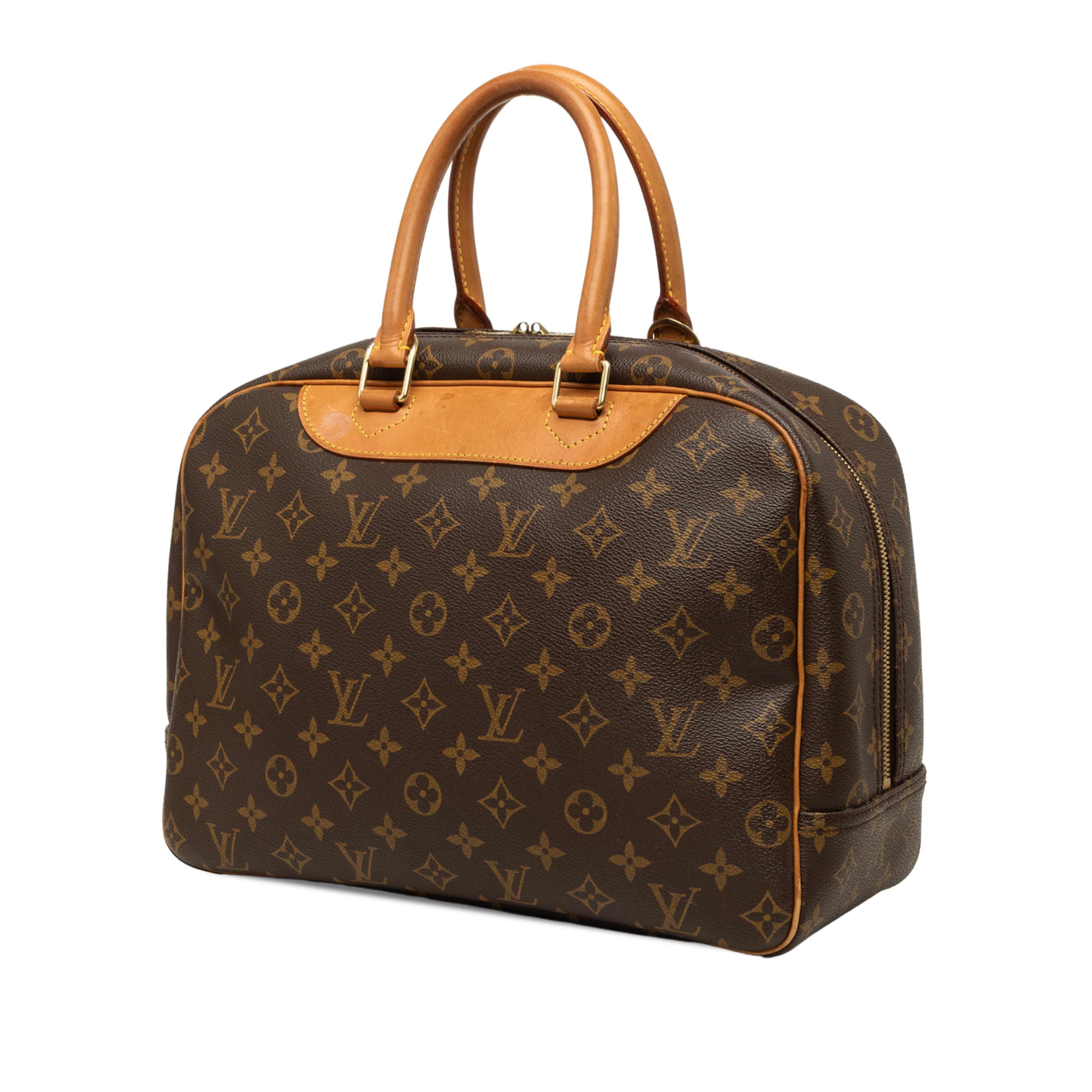Louis Vuitton Monogram Deauville, från Luxclusif, i färgen brun. Klicka för att öppna bilden i stort format