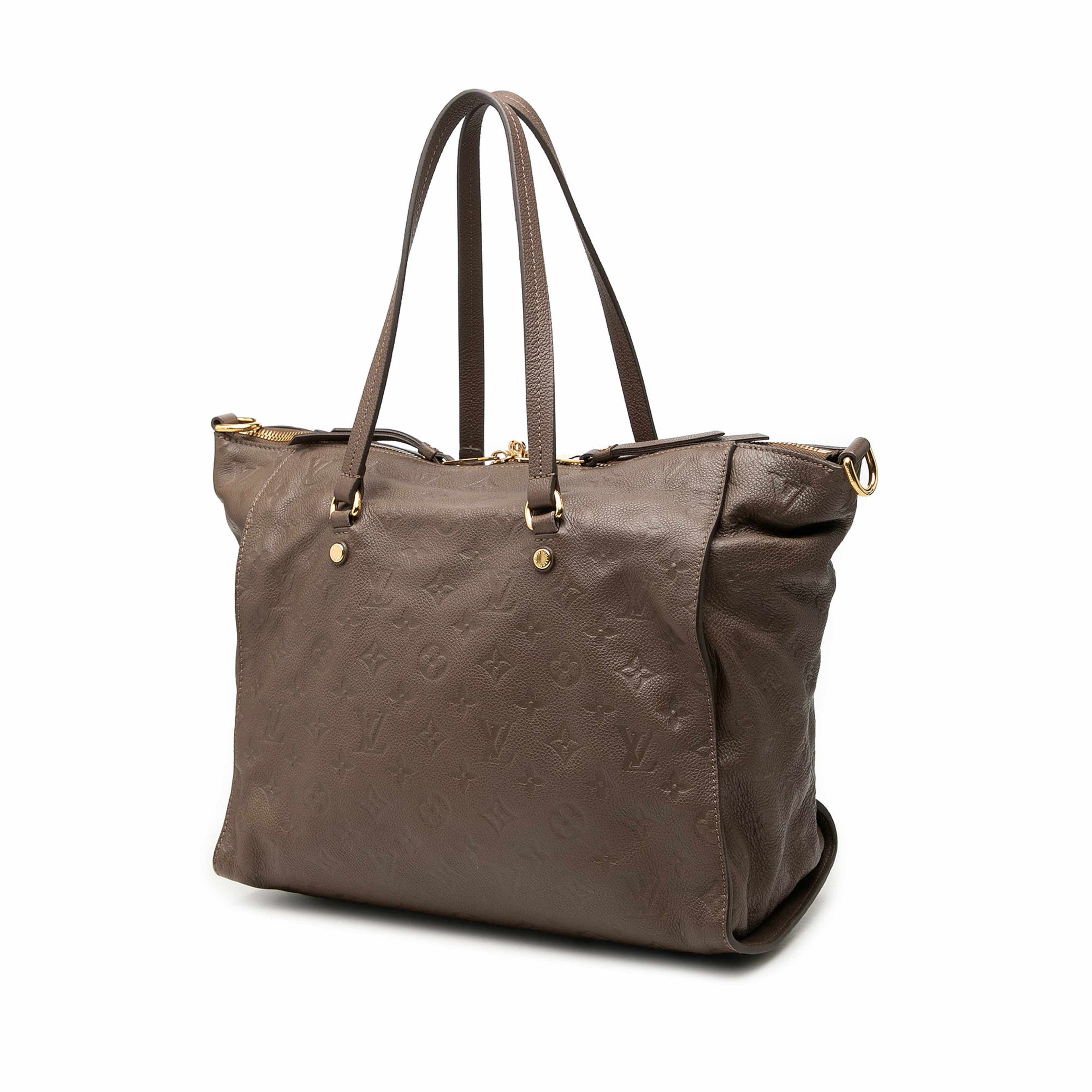 Louis Vuitton Monogram Empreinte Lumineuse Pm, från Luxclusif, i färgen brun. Klicka för att öppna bilden i stort format