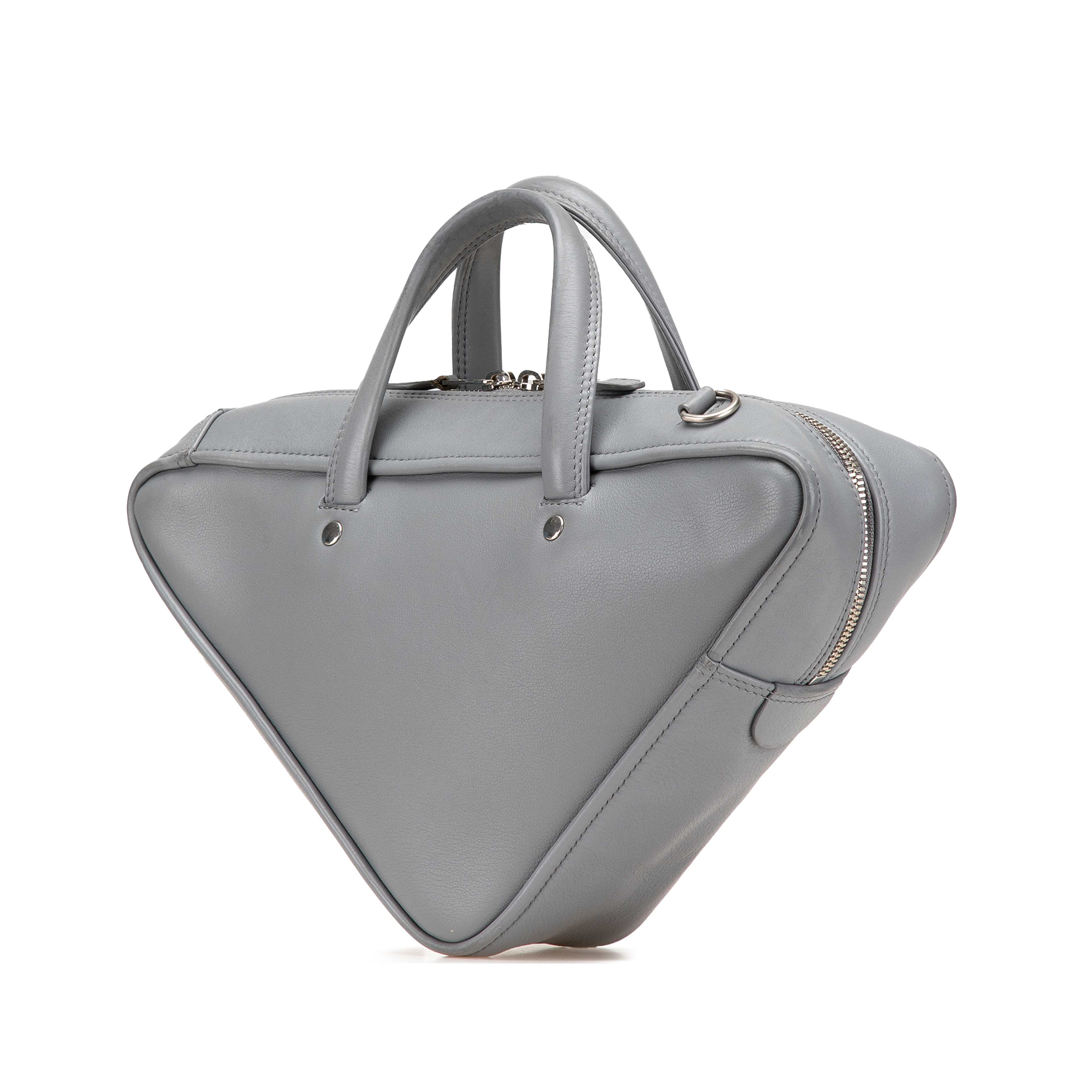 Balenciaga Medium Leather Triangle Duffle Bag