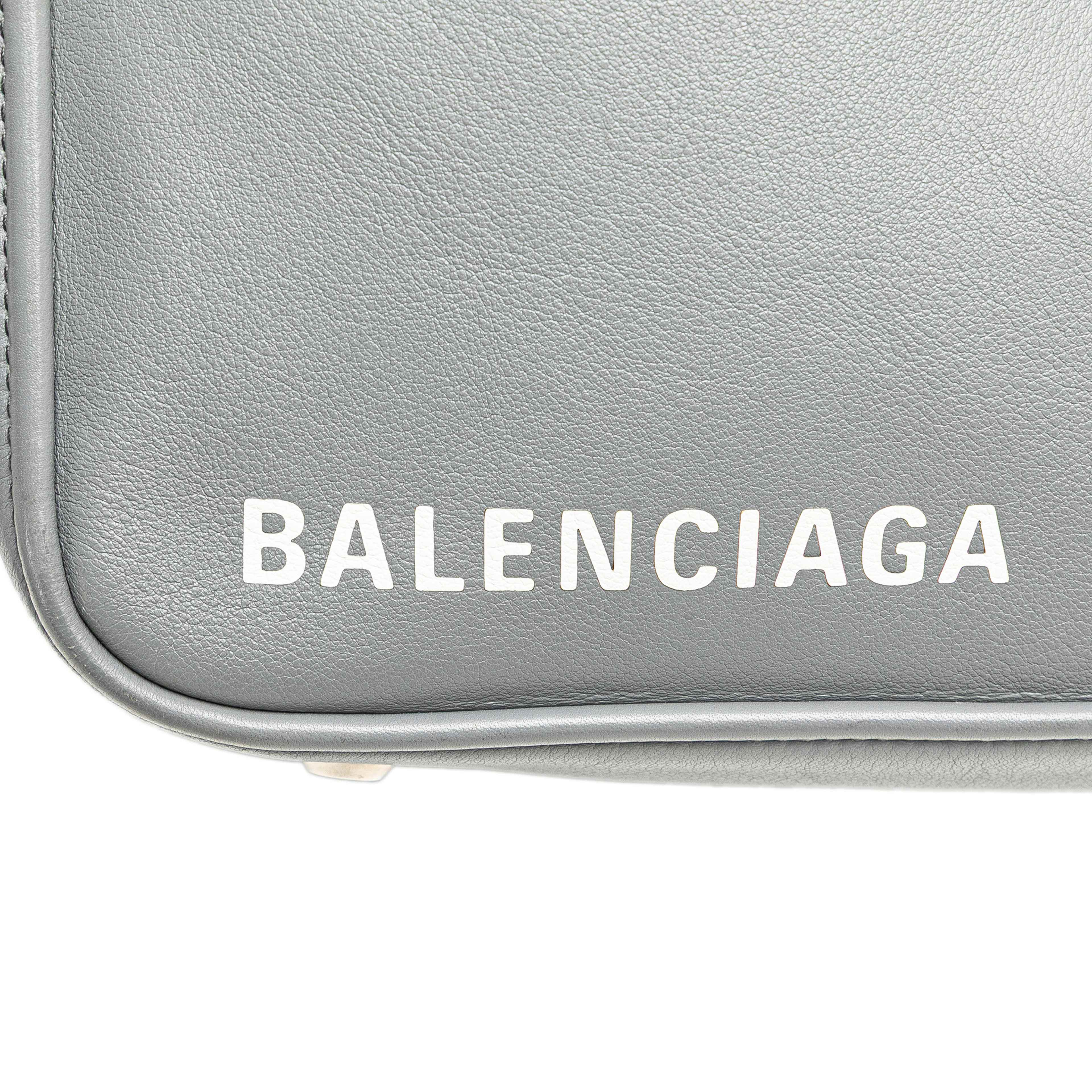 Balenciaga Medium Leather Triangle Duffle Bag
