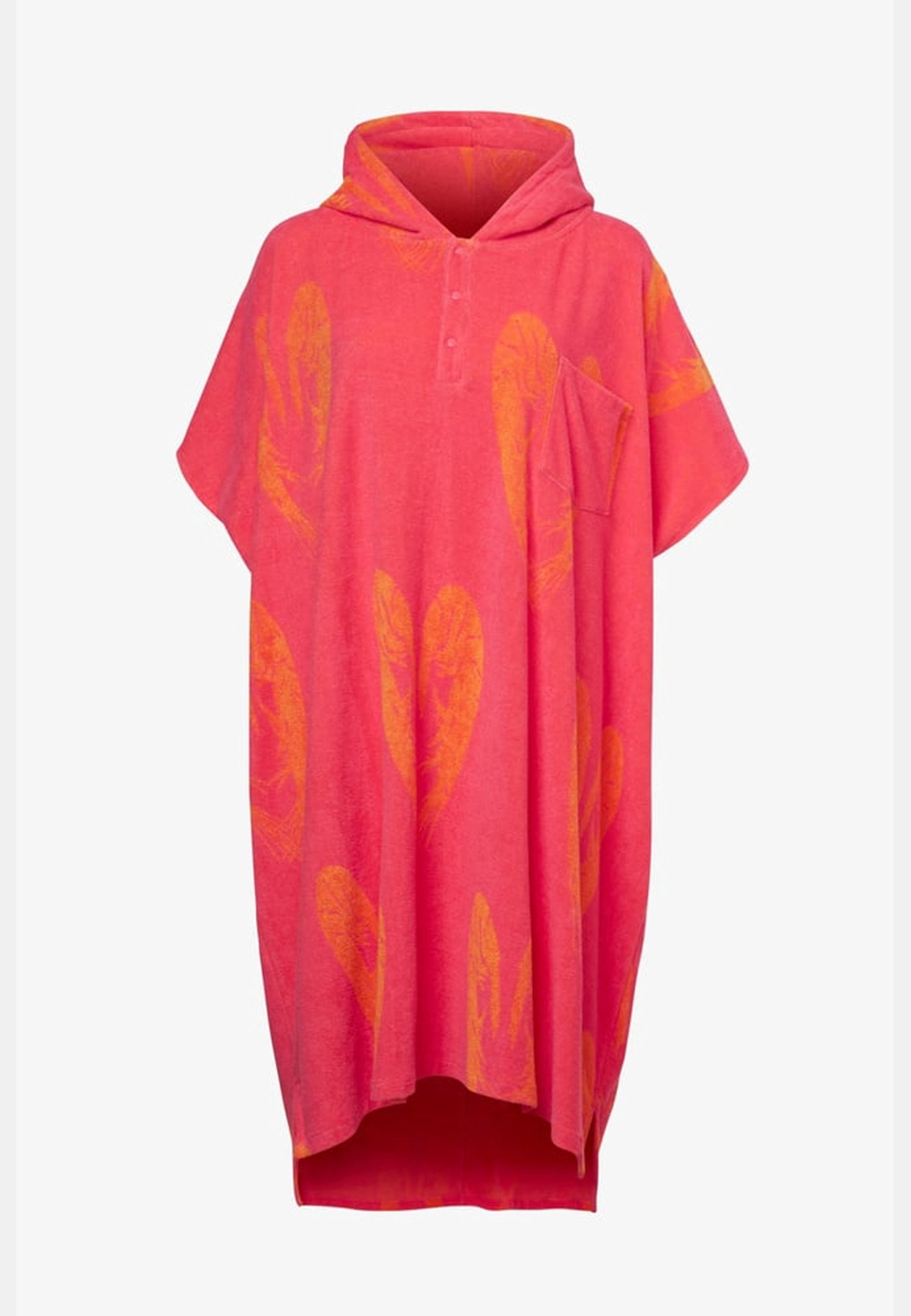 Frotteponcho Räkhjärta Unisex, från emmamalena, i färgen rosa. Klicka för att öppna bilden i stort format