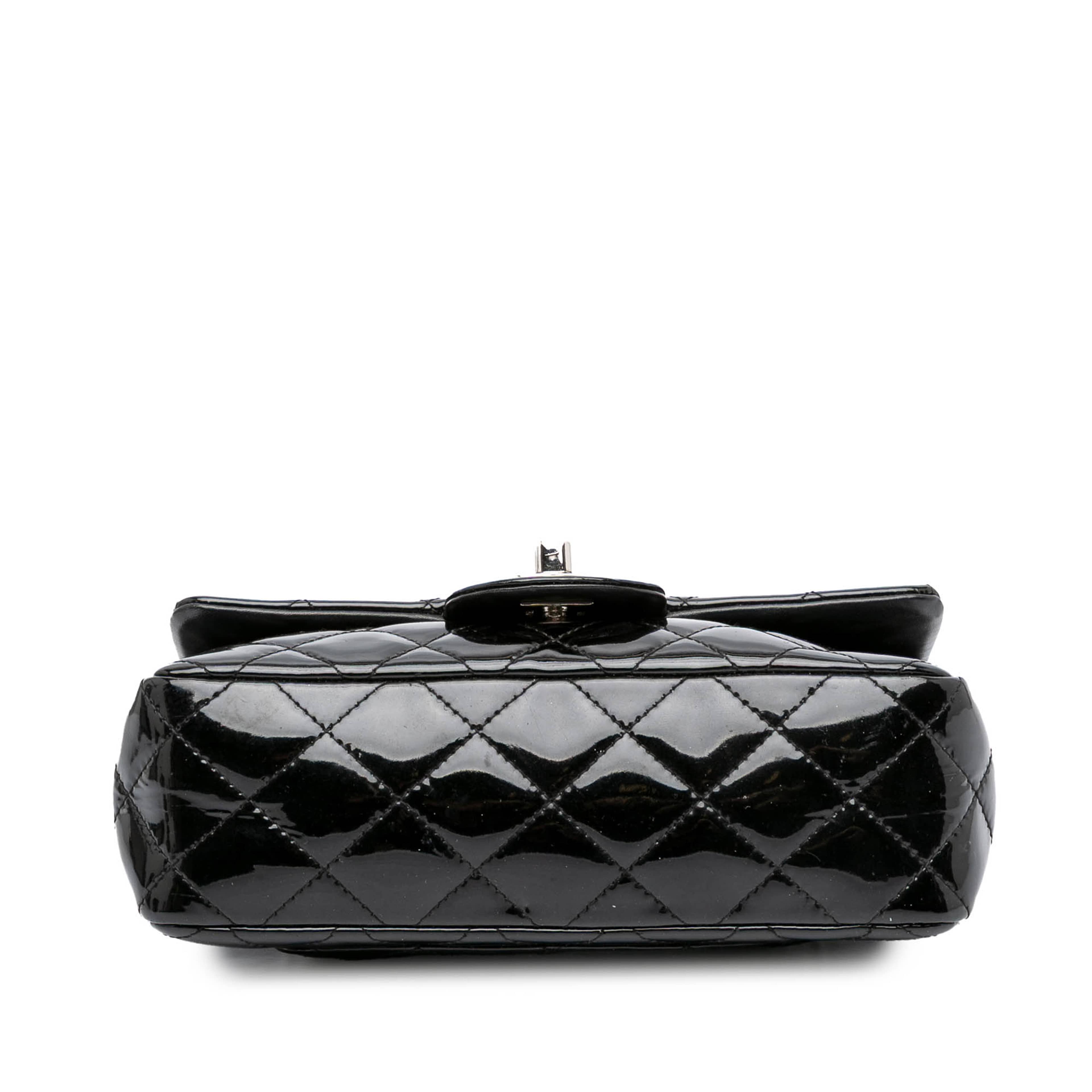 Chanel Mini Rectangular Classic Patent Single Flap