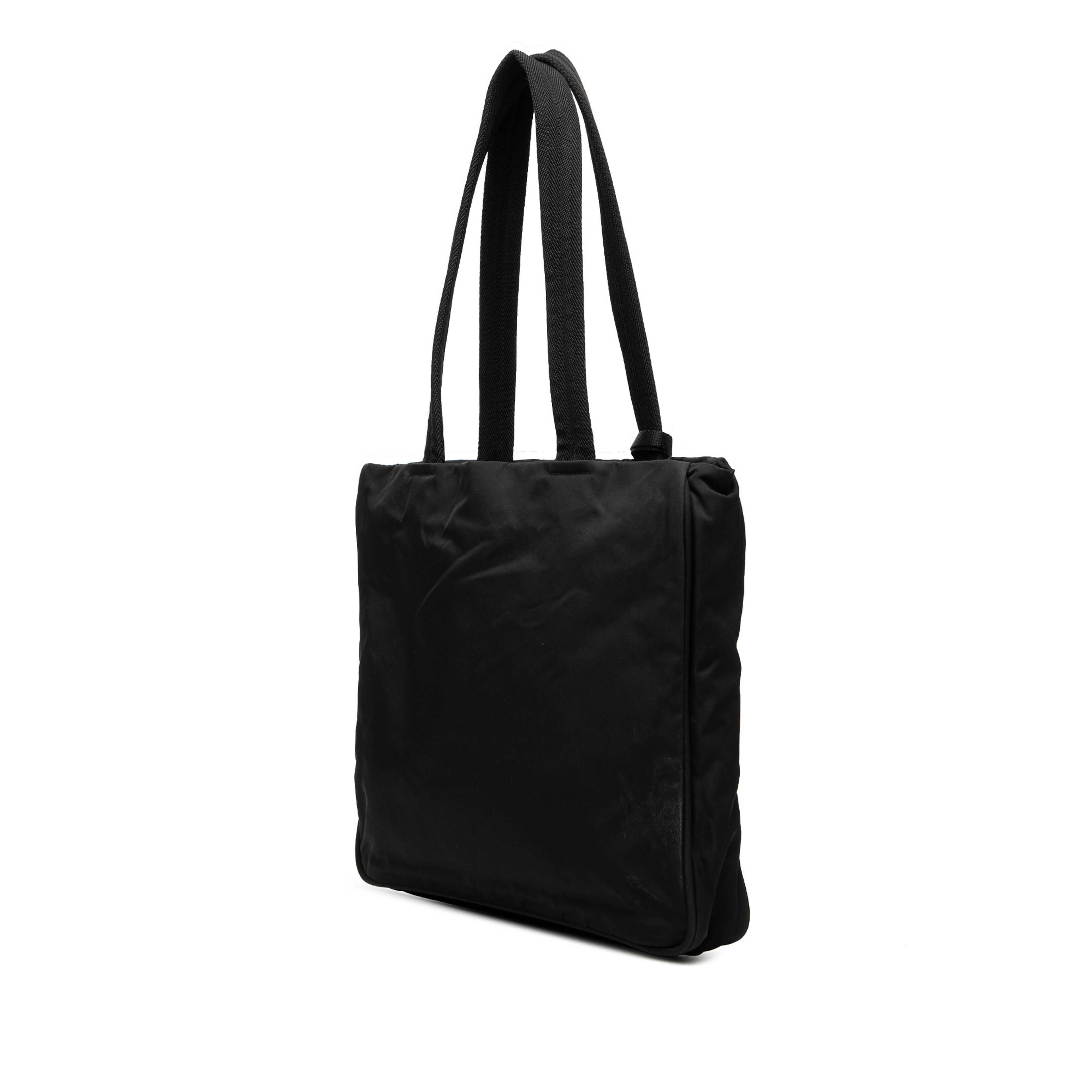 Prada Tessuto Tote, från Luxclusif, i färgen svart. Klicka för att öppna bilden i stort format