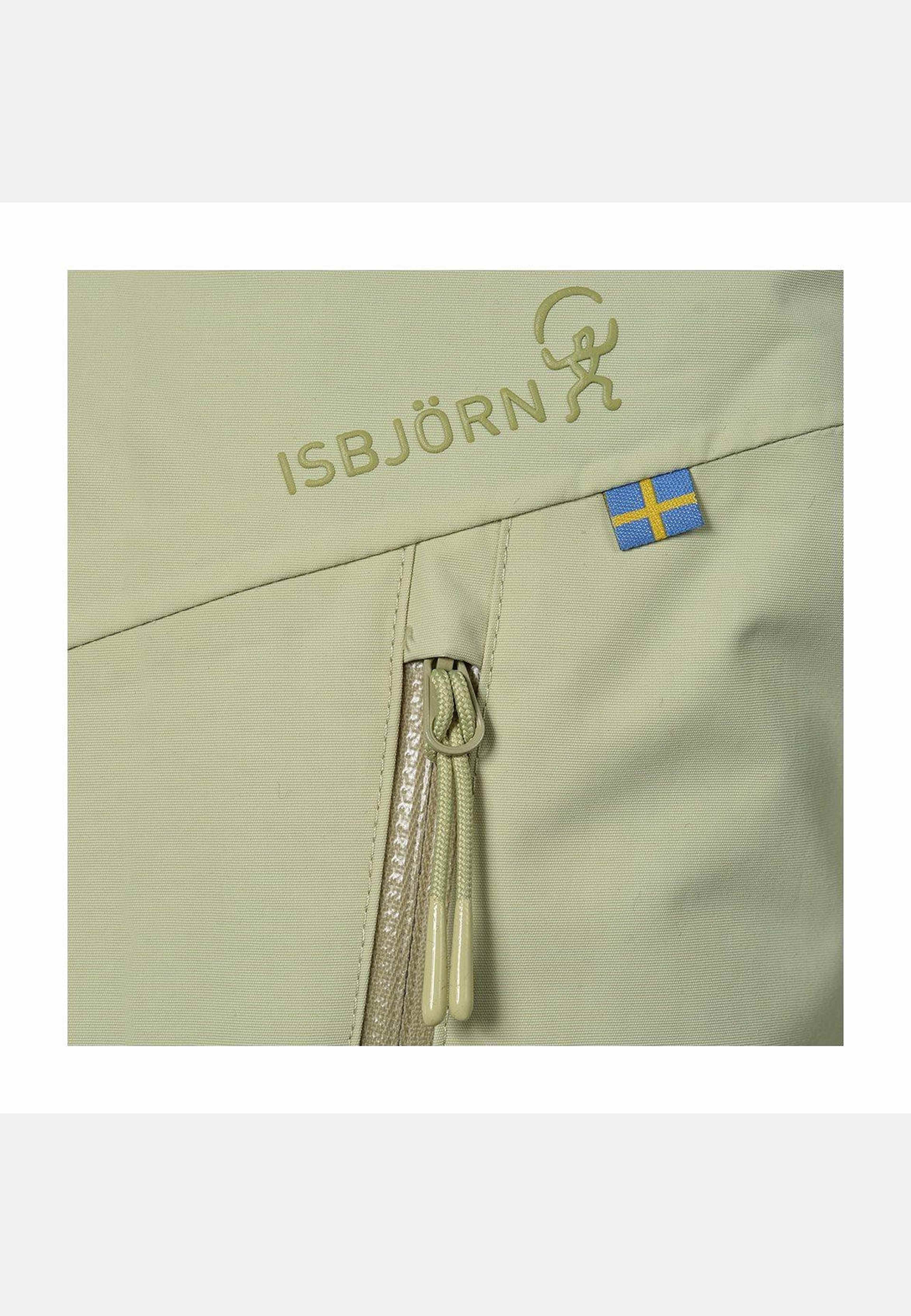 Monsune Hardshell Jacket, från ISBJÖRN of Sweden, i färgen forest dew. Klicka för att öppna bilden i stort format