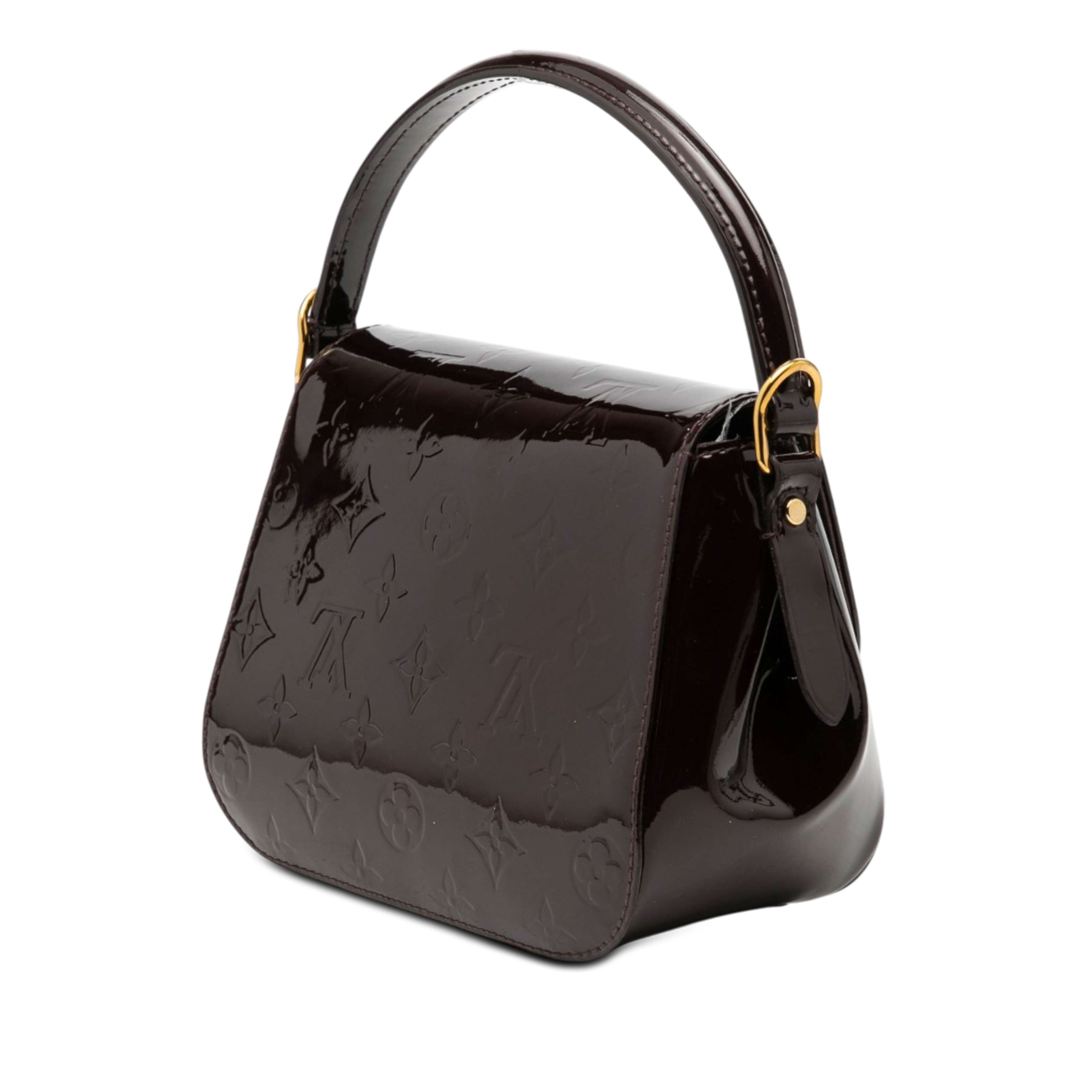 Louis Vuitton Monogram Vernis Pasadena, från Luxclusif, i färgen purpur. Klicka för att öppna bilden i stort format