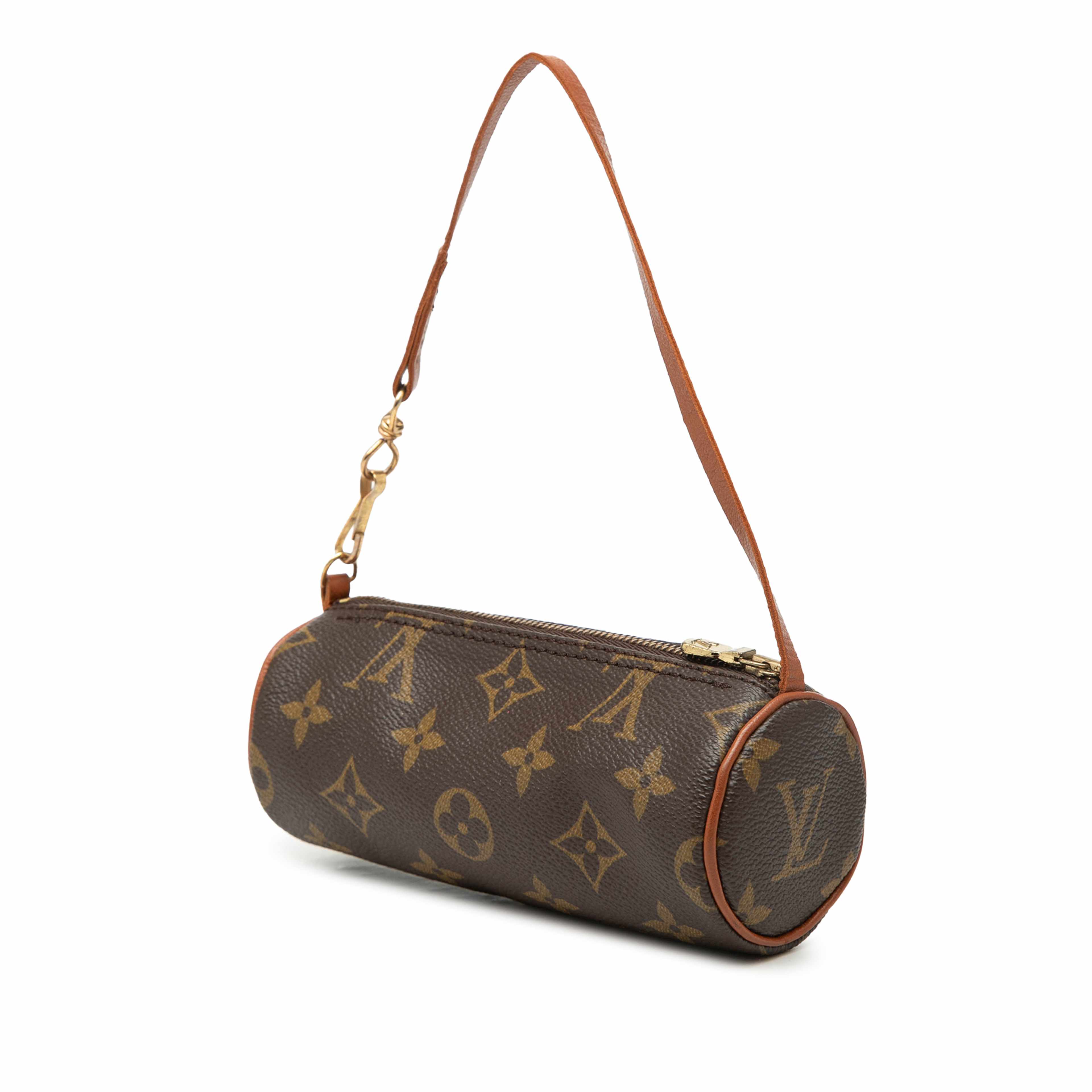 Louis Vuitton Monogram Papillon Pochette, från Luxclusif, i färgen brown. Klicka för att öppna bilden i stort format