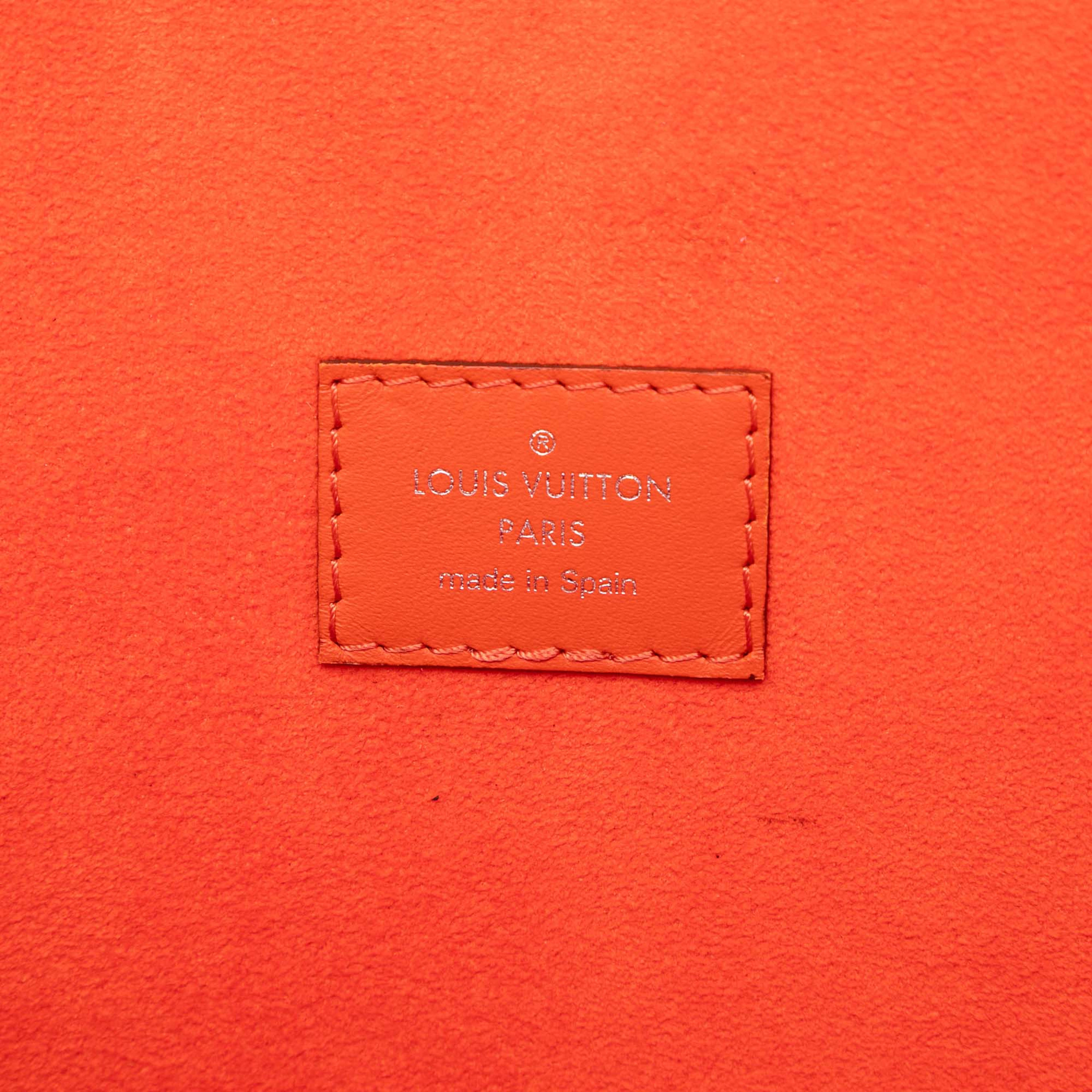 Louis Vuitton Epi Neverfull Mm, från Luxclusif, i färgen orange. Klicka för att öppna bilden i stort format