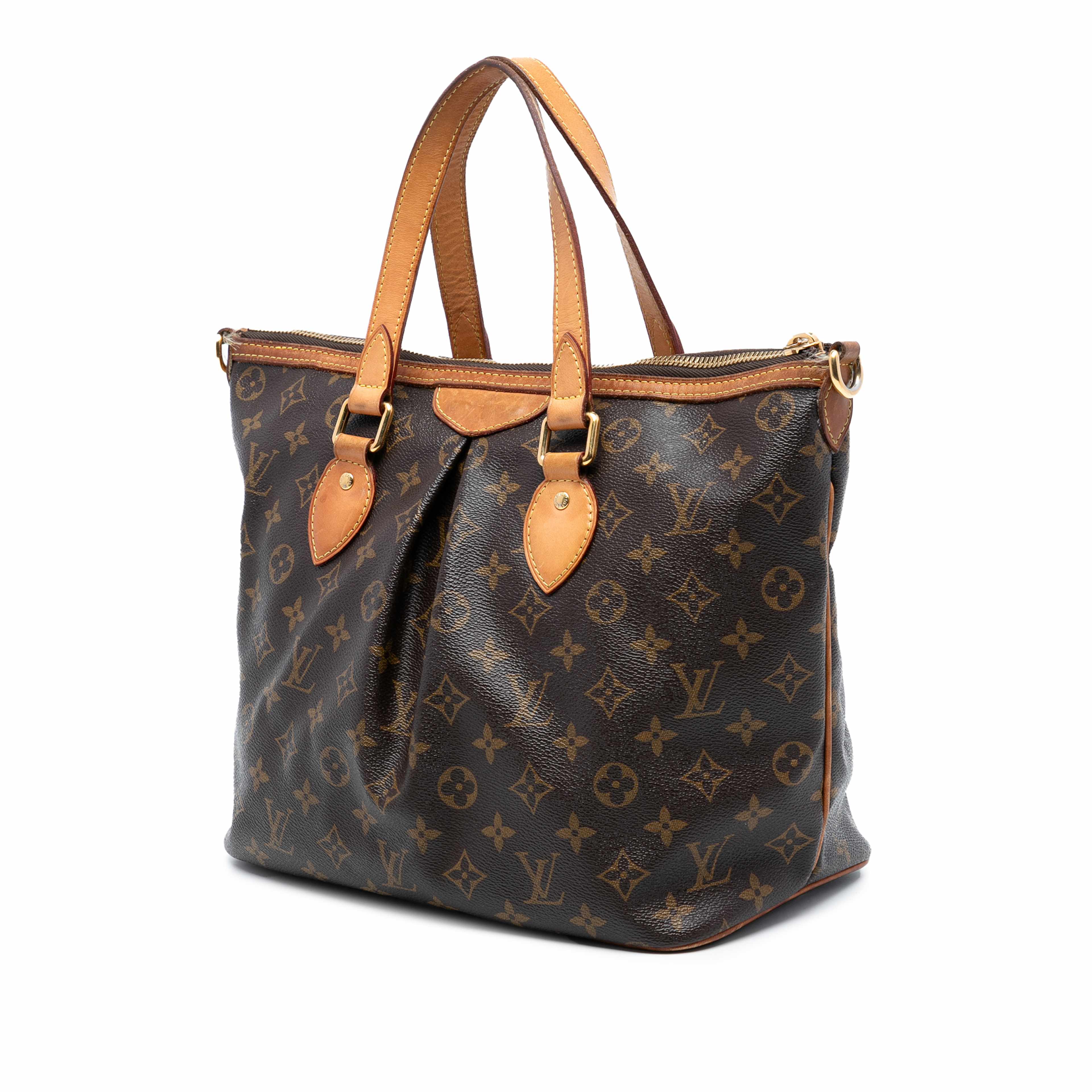 Louis Vuitton Monogram Palermo Pm, från Luxclusif, i färgen brown. Klicka för att öppna bilden i stort format