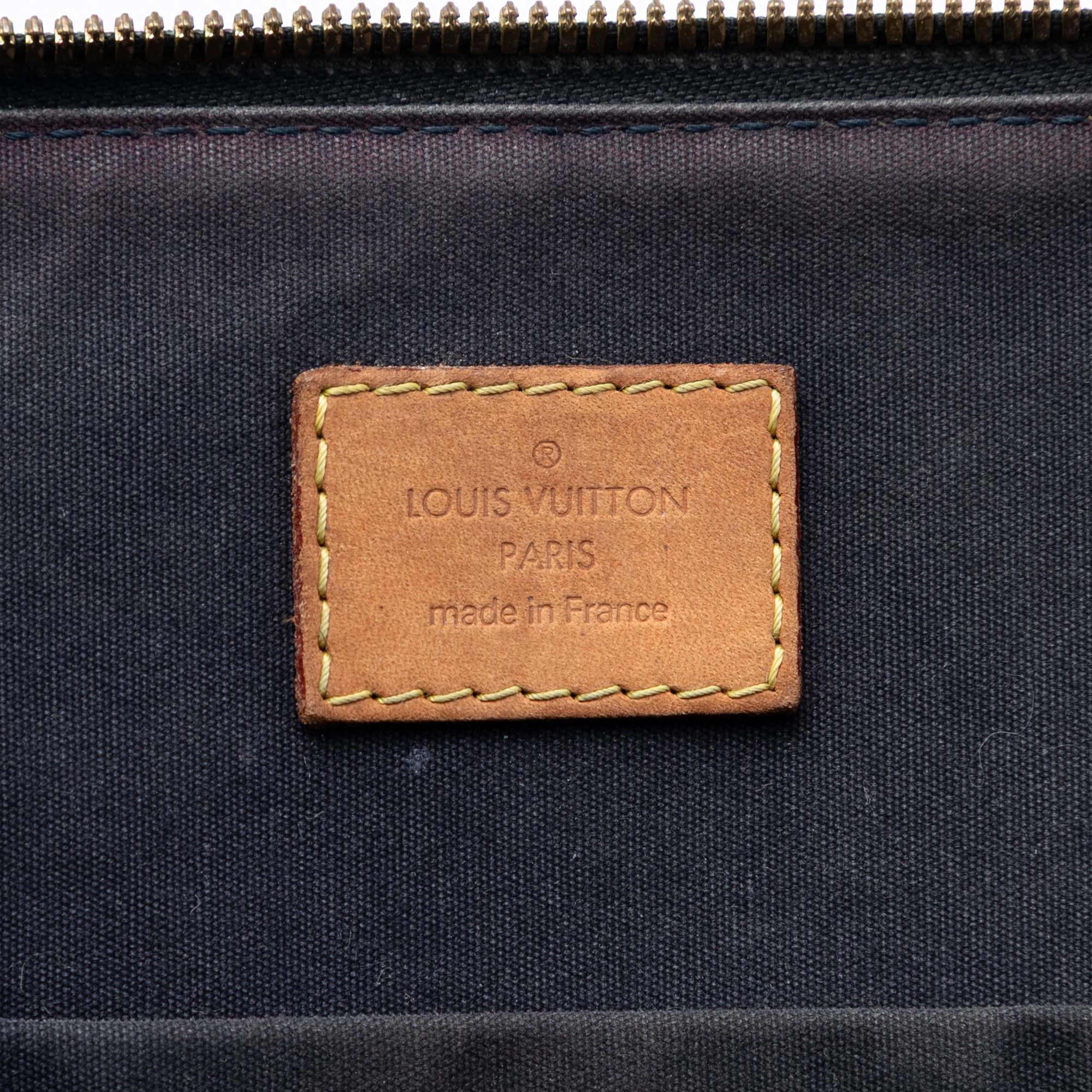 Louis Vuitton Monogram Vernis Alma Pm, från Luxclusif, i färgen navy. Klicka för att öppna bilden i stort format