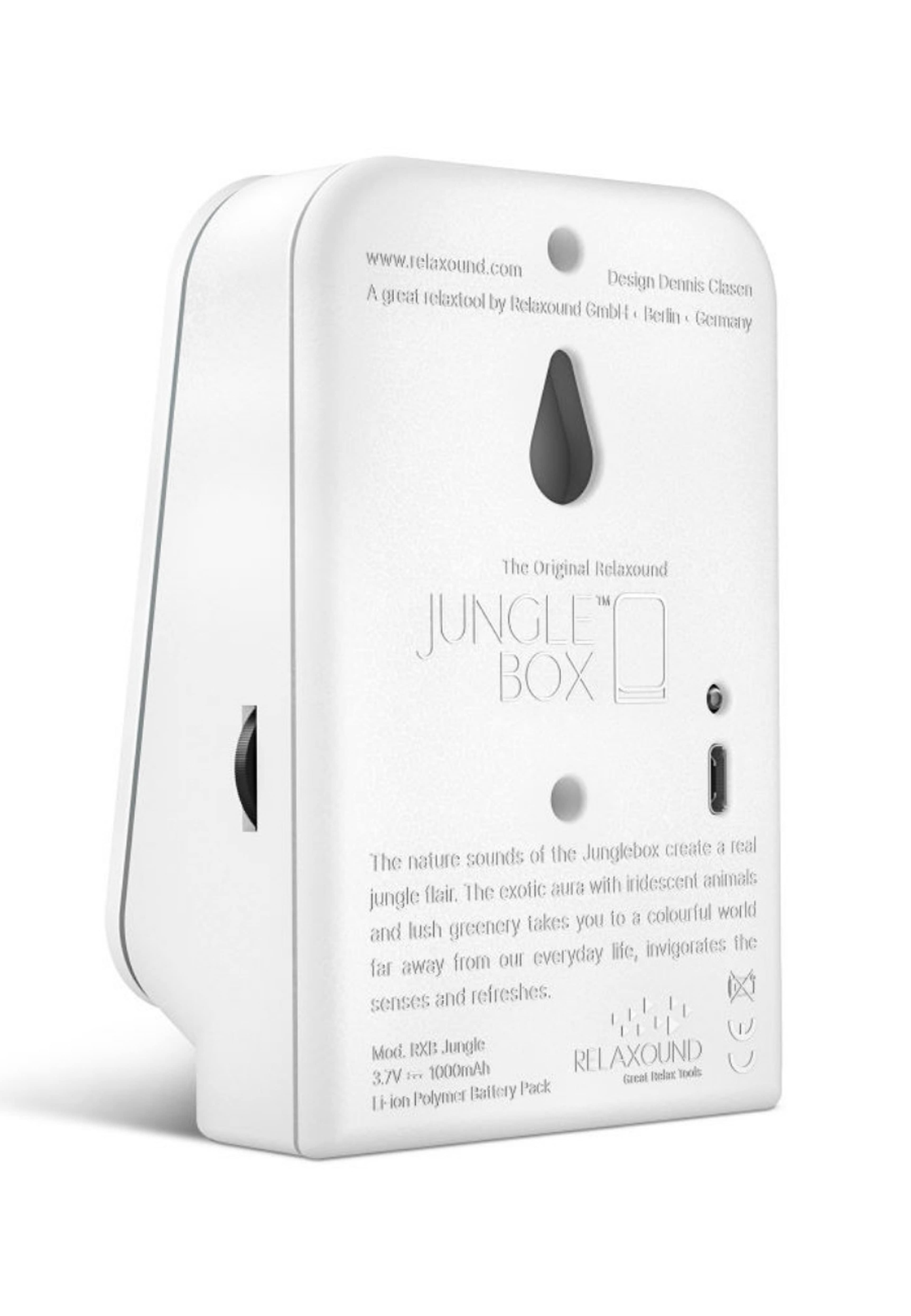 Junglebox Speldosa Vit