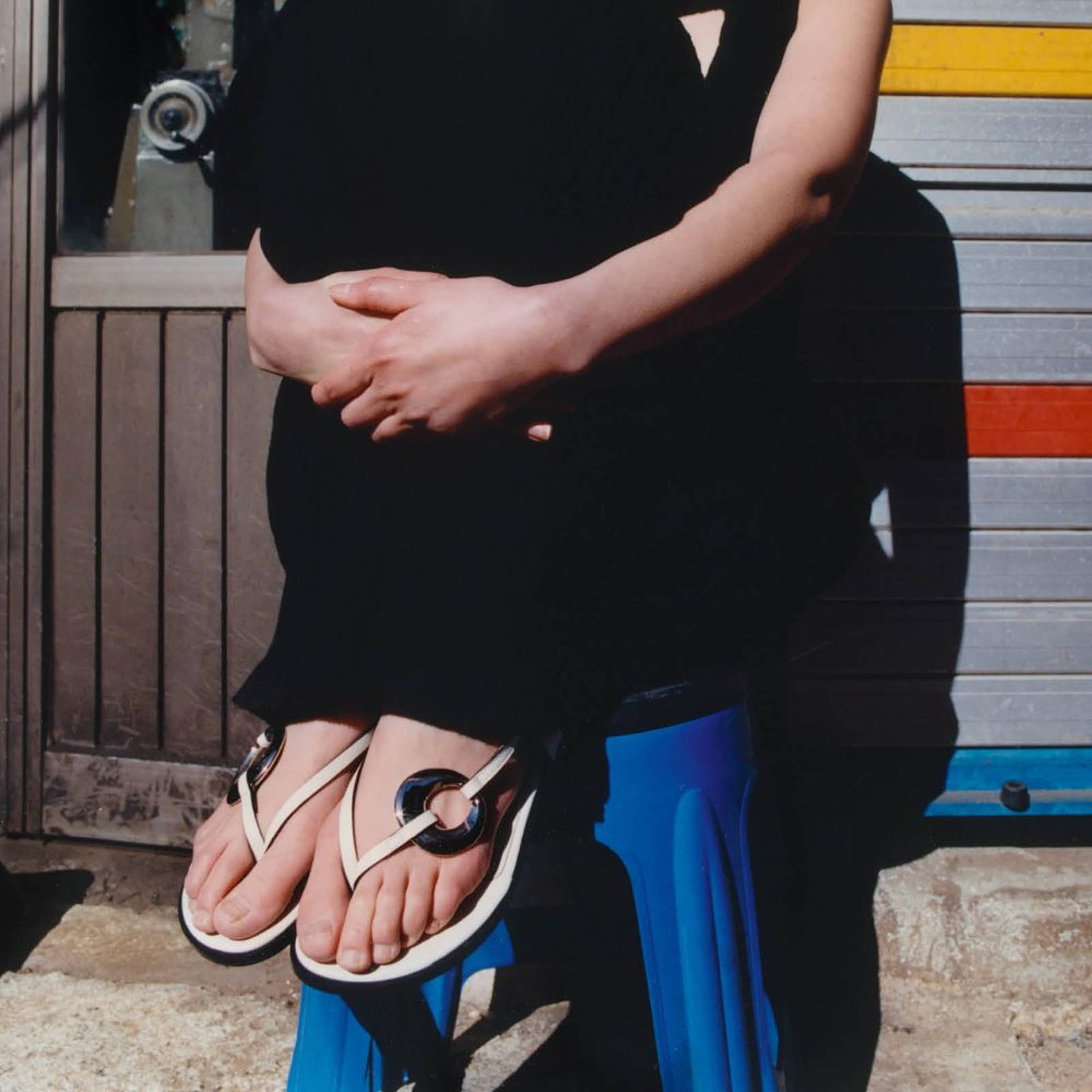 Morosia White Leather Sandals