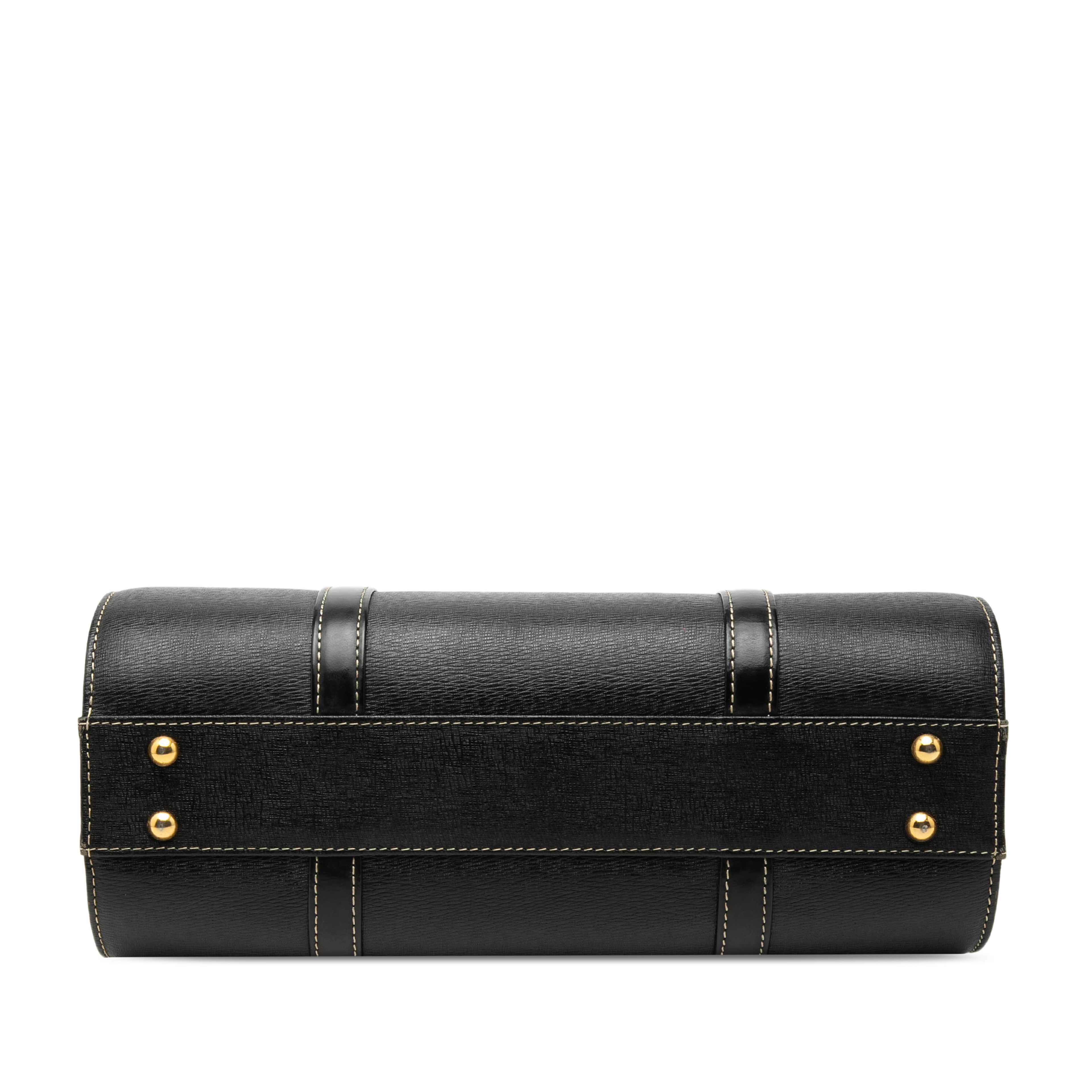 Burberry Leather Handbag, från Luxclusif, i färgen svart. Klicka för att öppna bilden i stort format