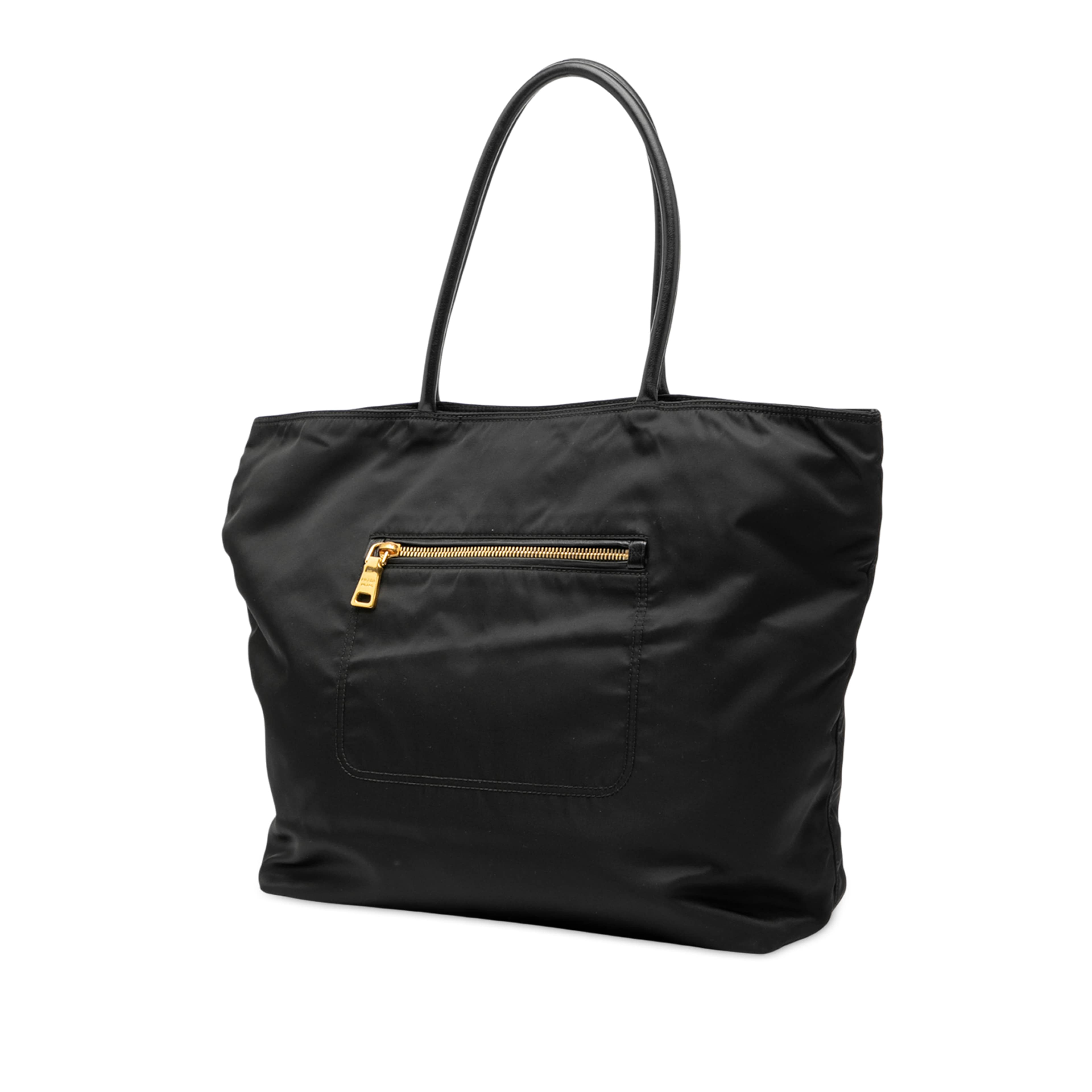 Prada Tessuto Tote, från Luxclusif, i färgen svart. Klicka för att öppna bilden i stort format