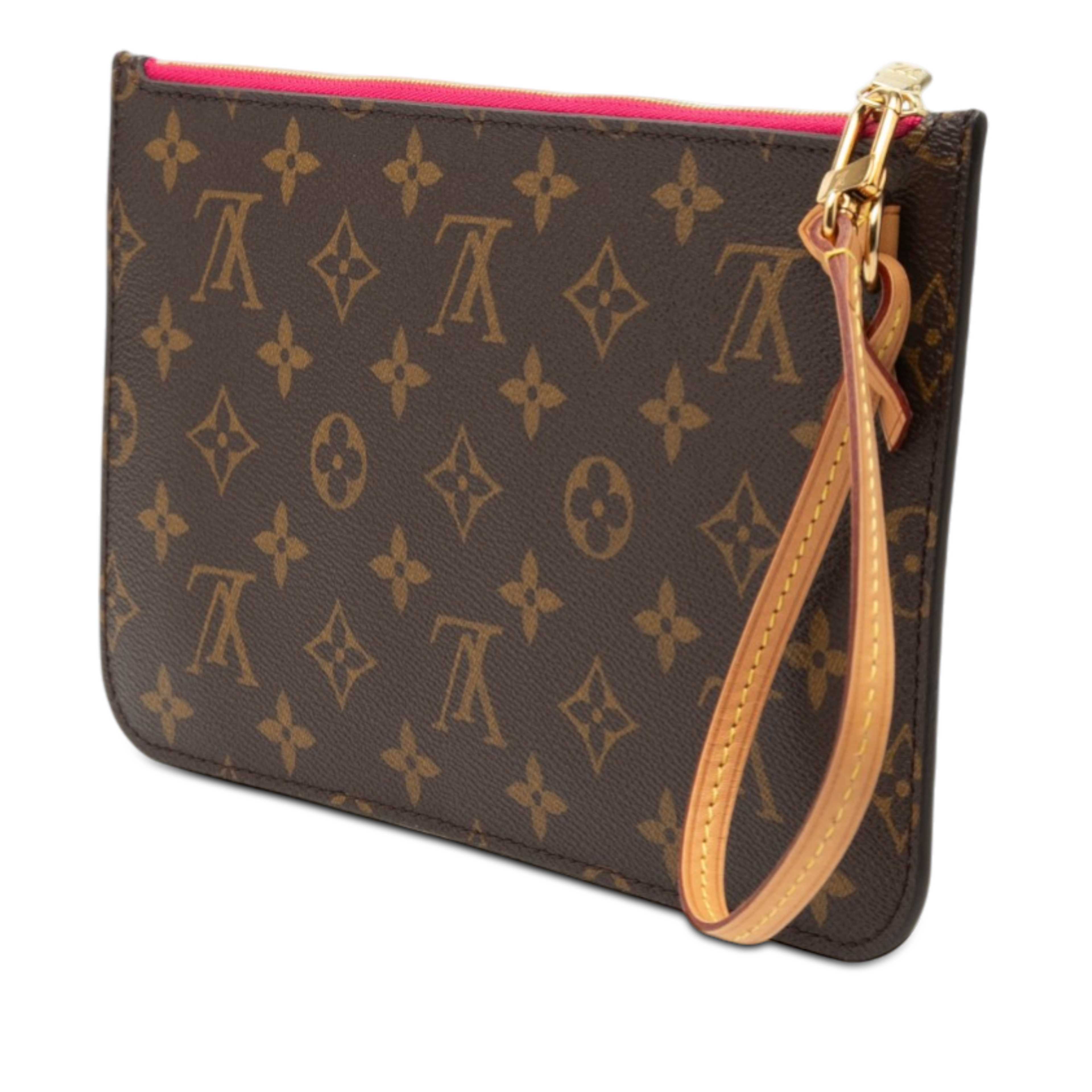 Louis Vuitton Monogram Neverfull Mm Pouch, från Luxclusif, i färgen brown. Klicka för att öppna bilden i stort format