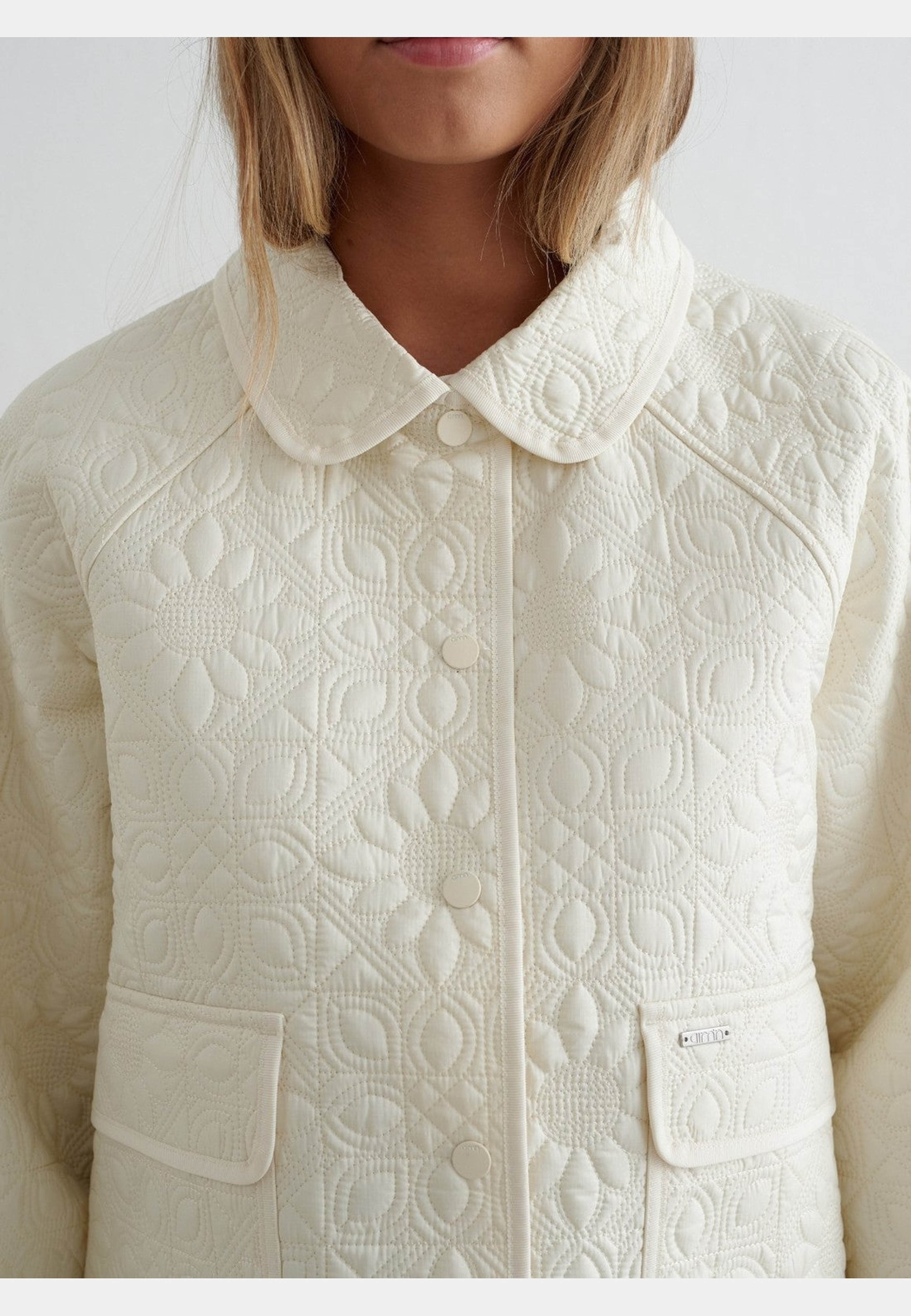 Almond White Patchwork Femme Jacket