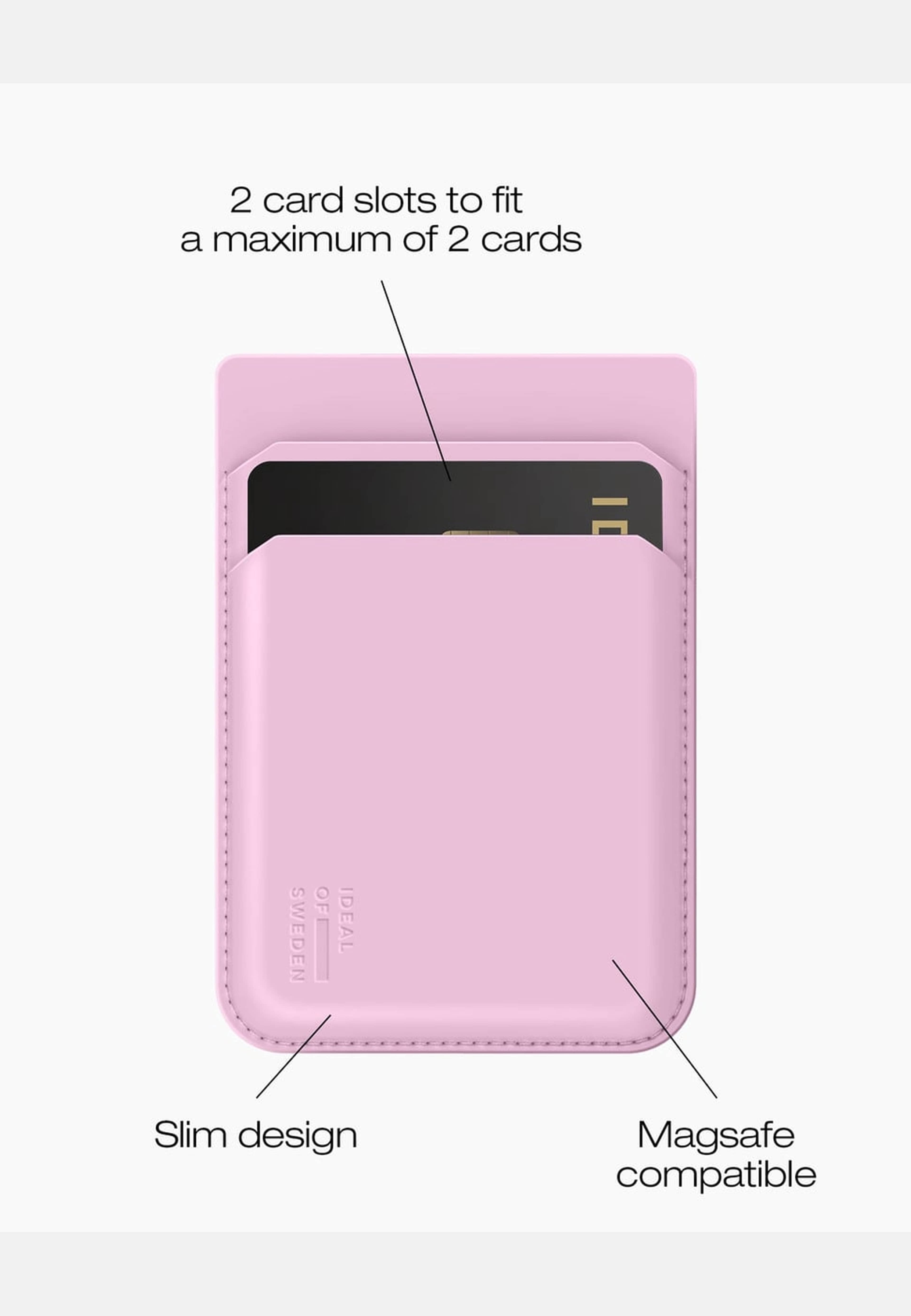 Card Holder Magsafe, från Ideal Of Sweden, i färgen pink. Klicka för att öppna bilden i stort format