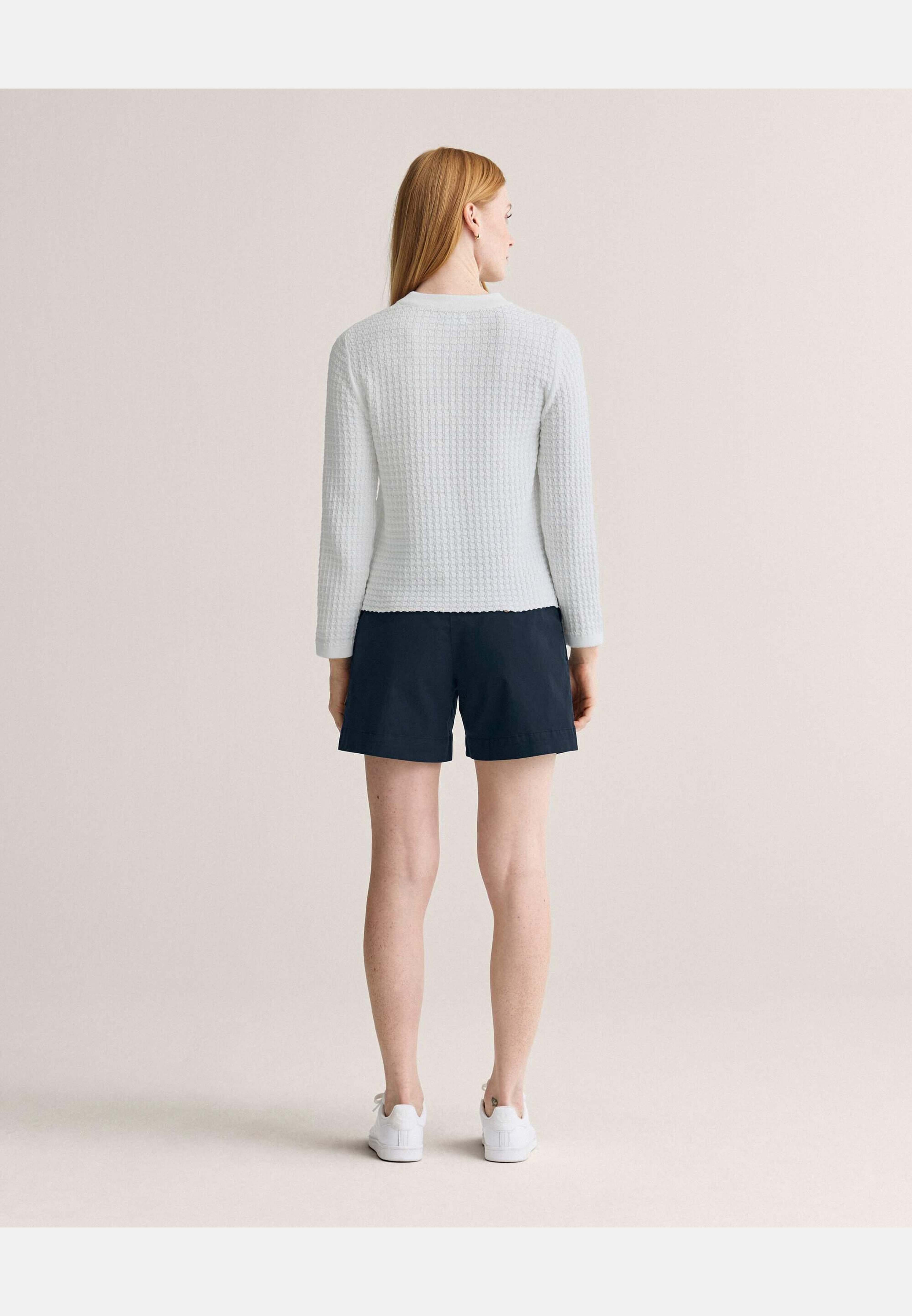 Elysa Tuckstitch Sweater, från Newhouse, i färgen offwhite. Klicka för att öppna bilden i stort format