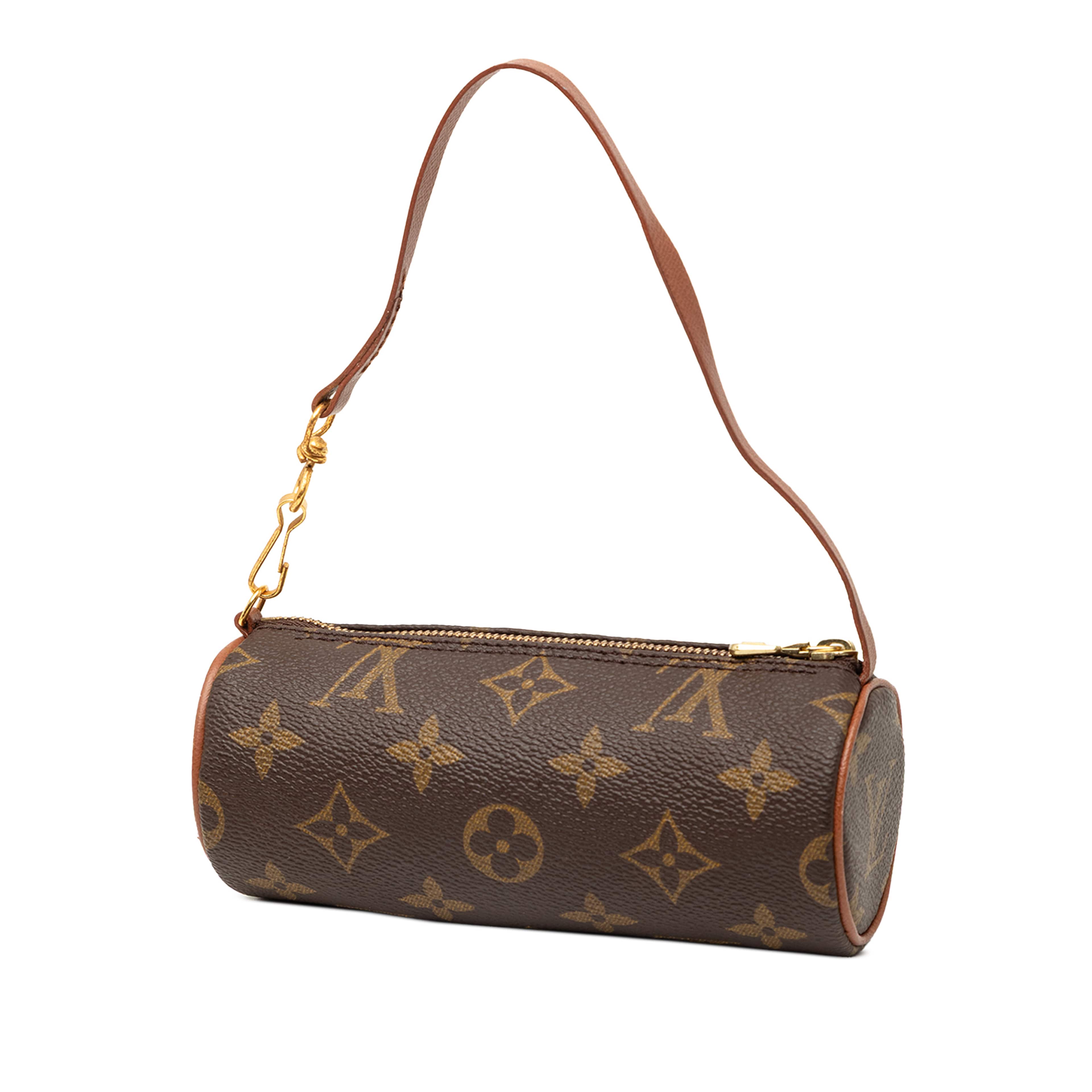 Louis Vuitton Monogram Papillon Pochette, från Luxclusif, i färgen brown. Klicka för att öppna bilden i stort format