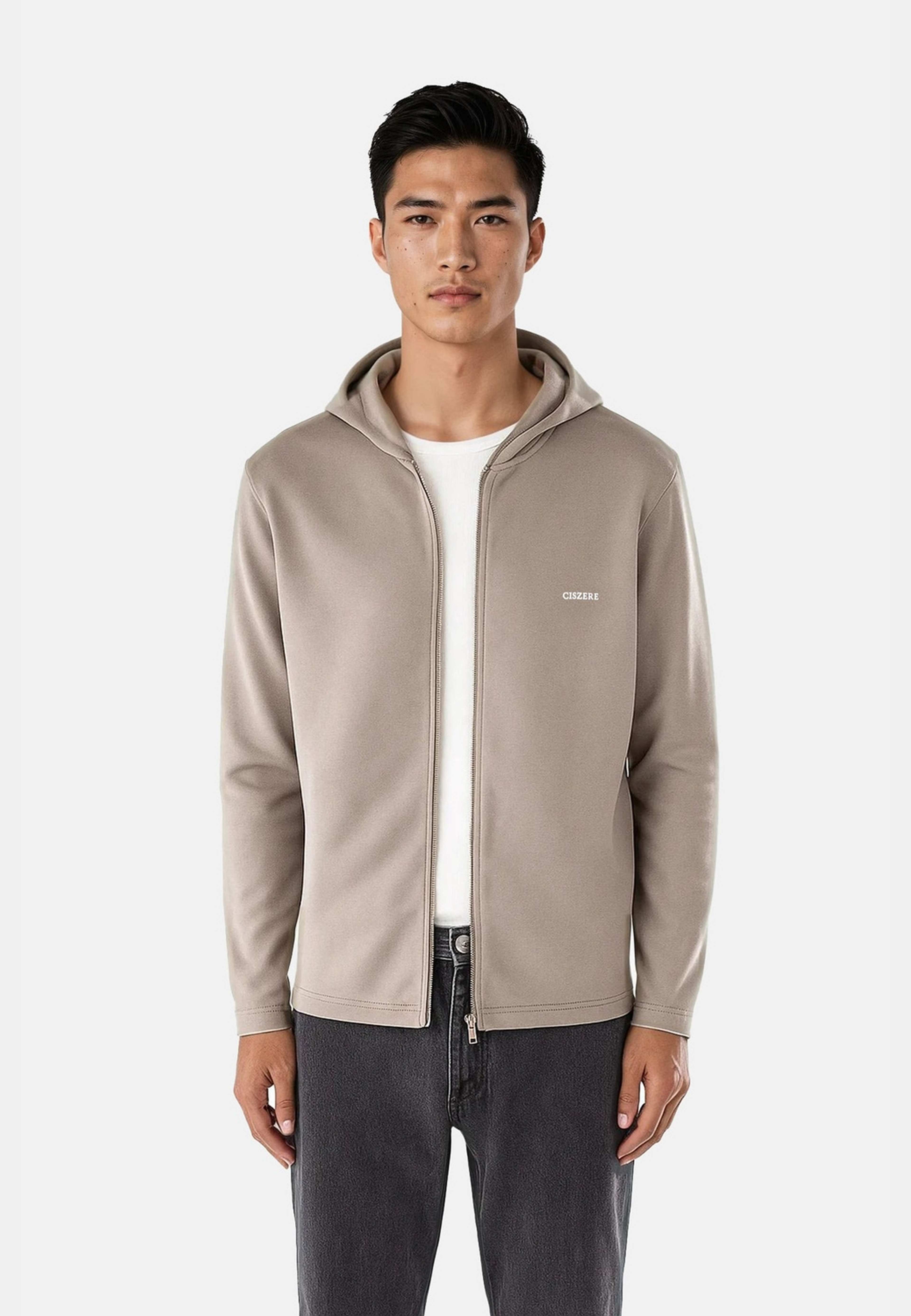 Ryder Full Zip Hoodie, från Ciszere, i färgen grey. Klicka för att öppna bilden i stort format