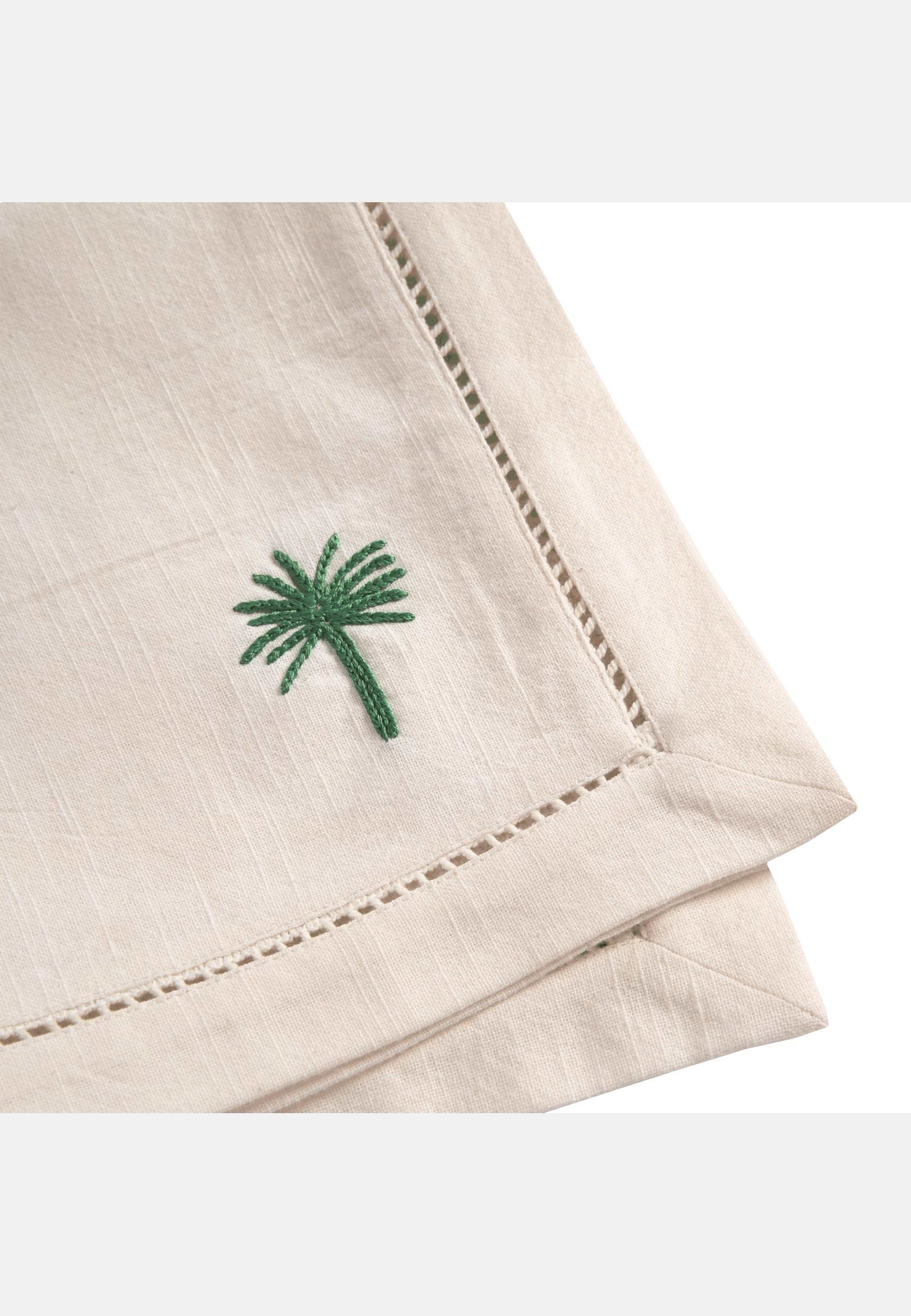 Cannes Servett - 45x45 Cm, från Pick A Poppy, i färgen green. Klicka för att öppna bilden i stort format