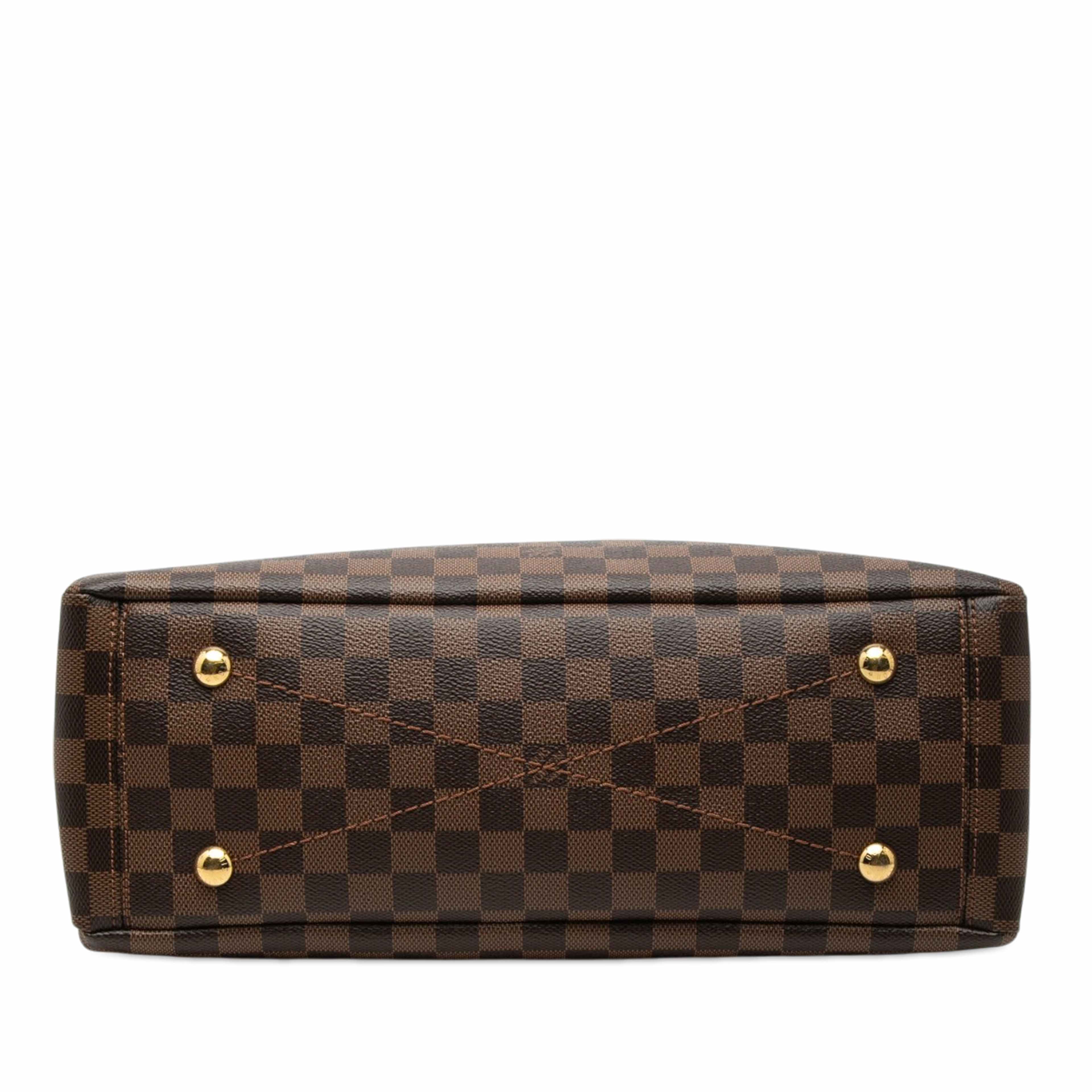 Louis Vuitton Damier Ebene Lymington, från Luxclusif, i färgen brown. Klicka för att öppna bilden i stort format