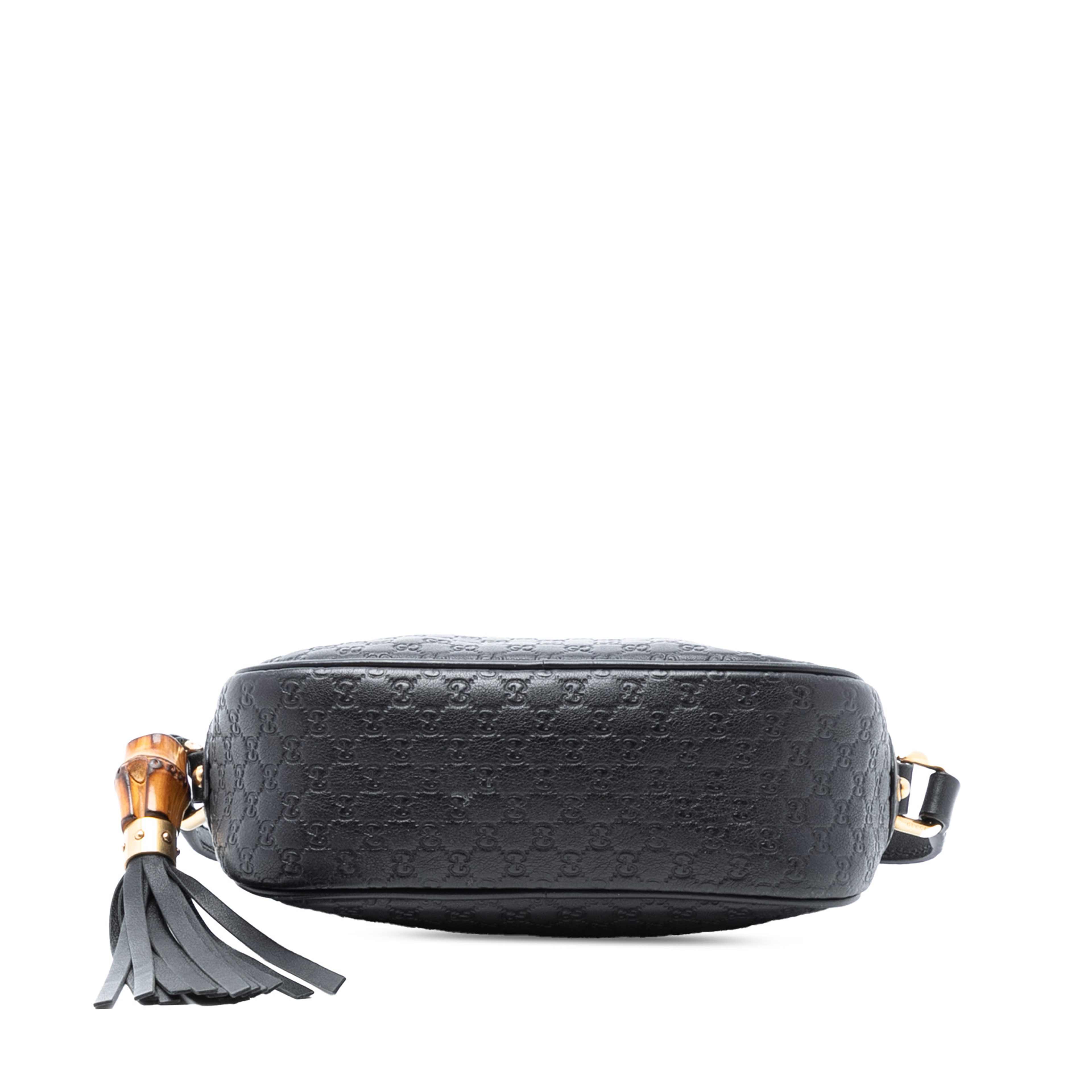 Gucci Microguccissima Sunshine Disco Camera Bag, från Luxclusif, i färgen black. Klicka för att öppna bilden i stort format