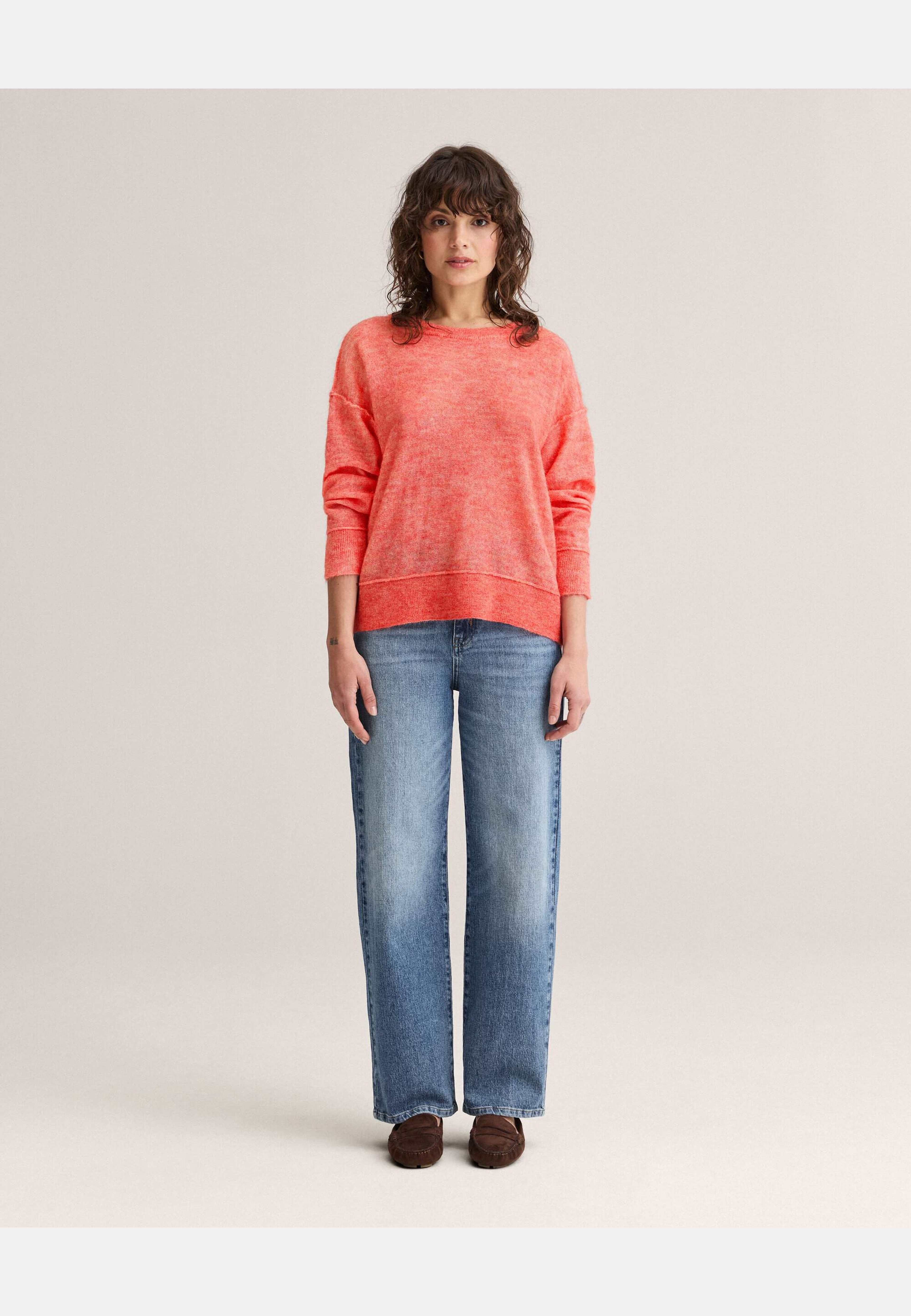 Alicia Mohair Sweater, från Newhouse, i färgen rosa. Klicka för att öppna bilden i stort format