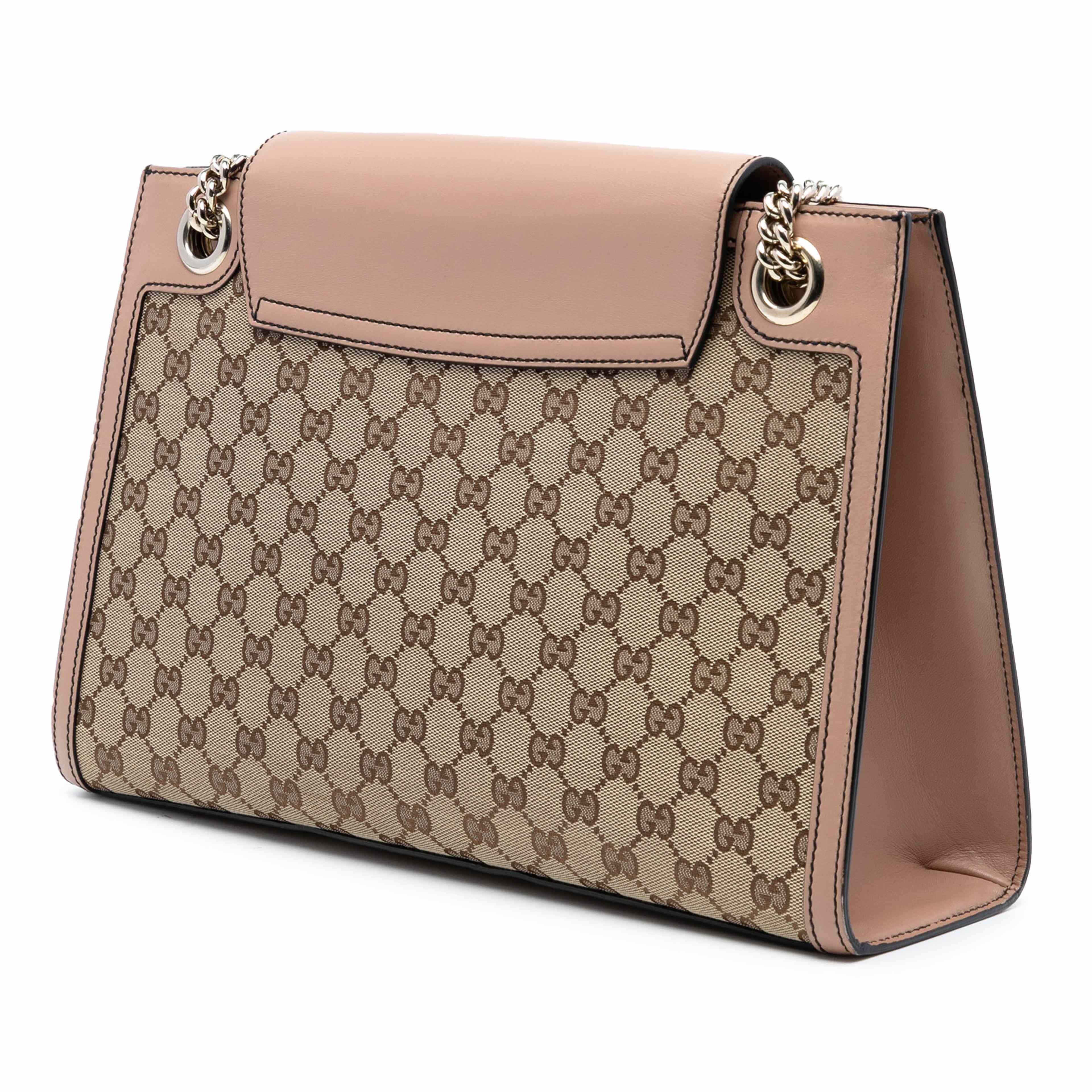 Gucci Large Gg Canvas Emily Shoulder Bag, från Luxclusif, i färgen beige. Klicka för att öppna bilden i stort format