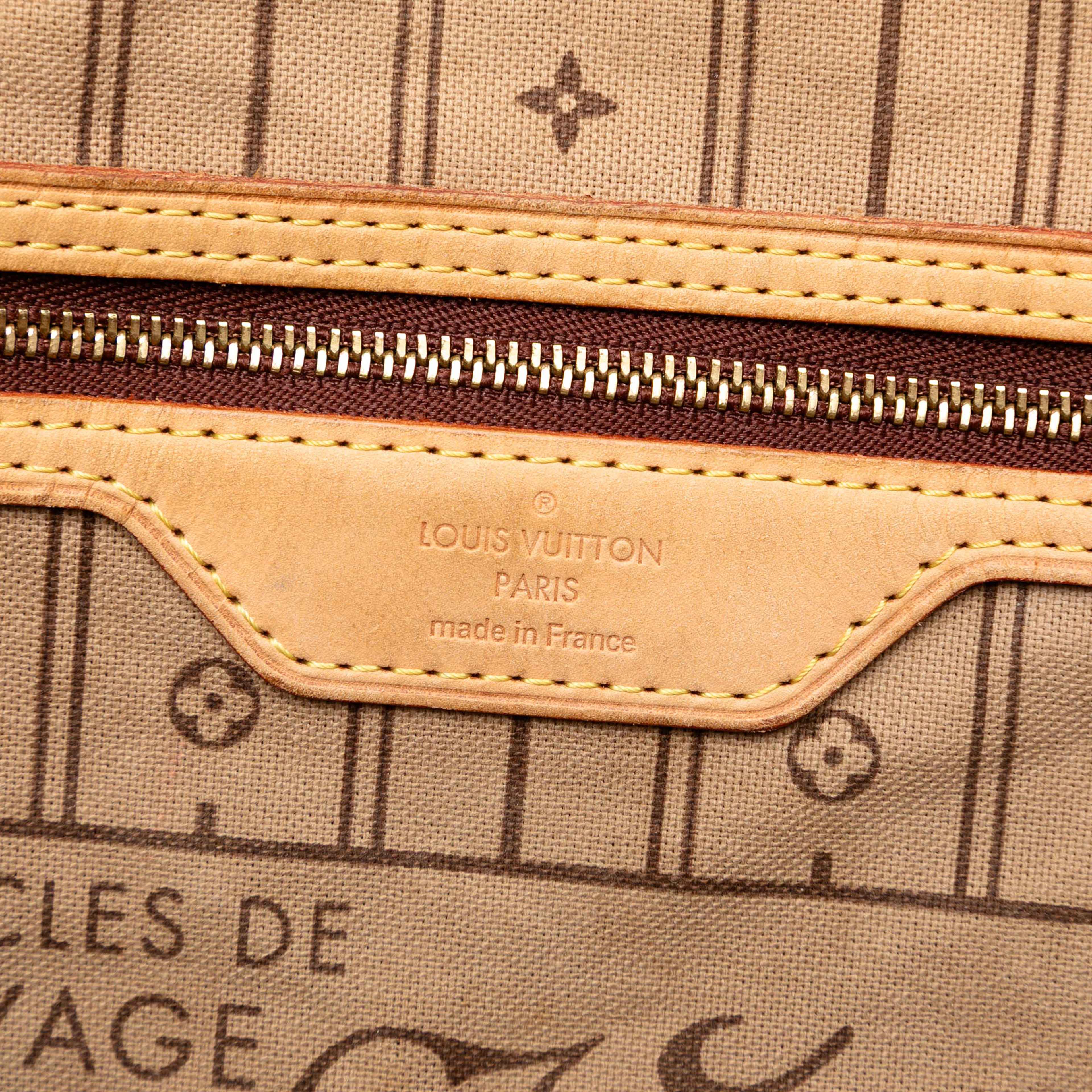 Louis Vuitton Monogram Neverfull Gm, från Luxclusif, i färgen brown. Klicka för att öppna bilden i stort format