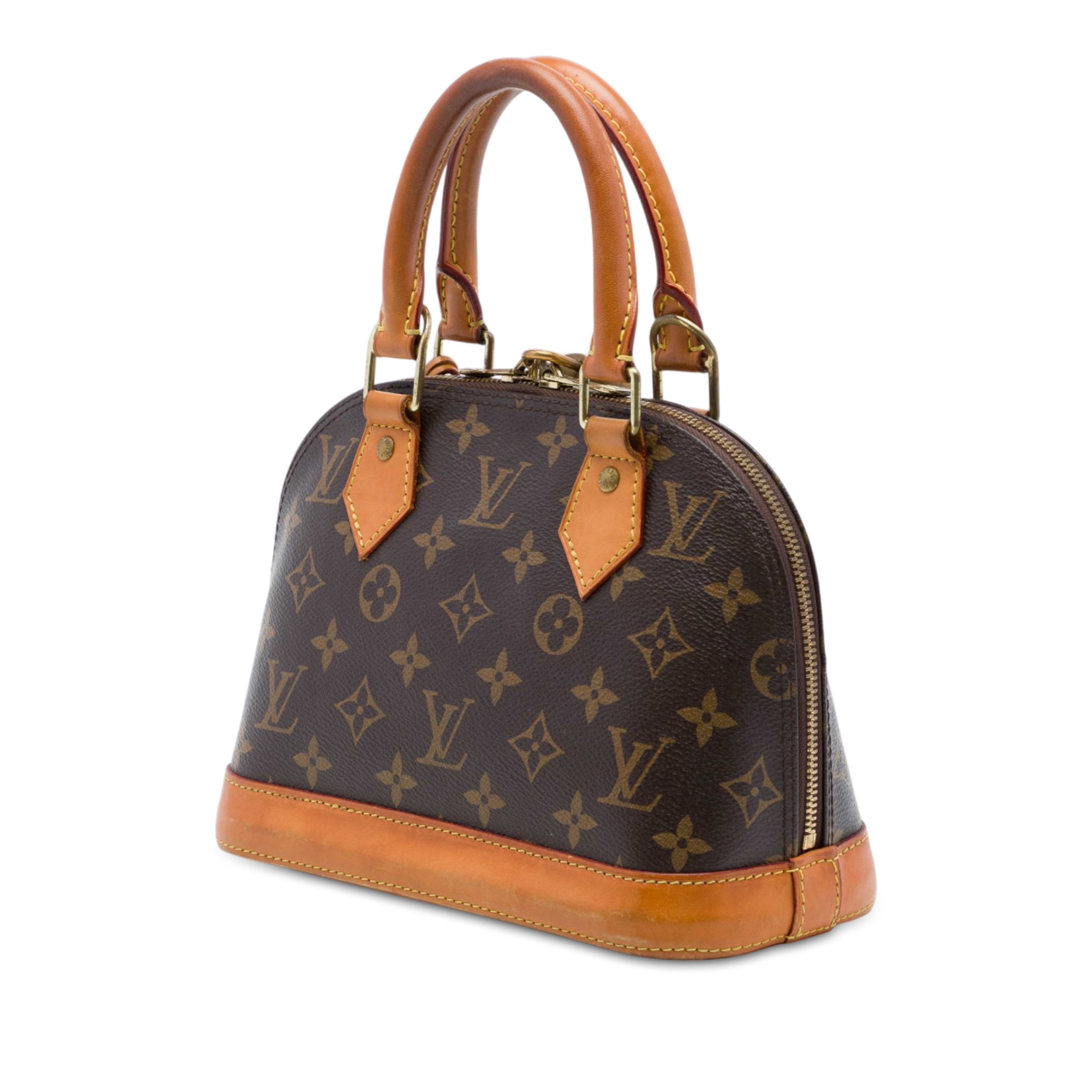 Louis Vuitton Monogram Alma Bb, från Luxclusif, i färgen brun. Klicka för att öppna bilden i stort format