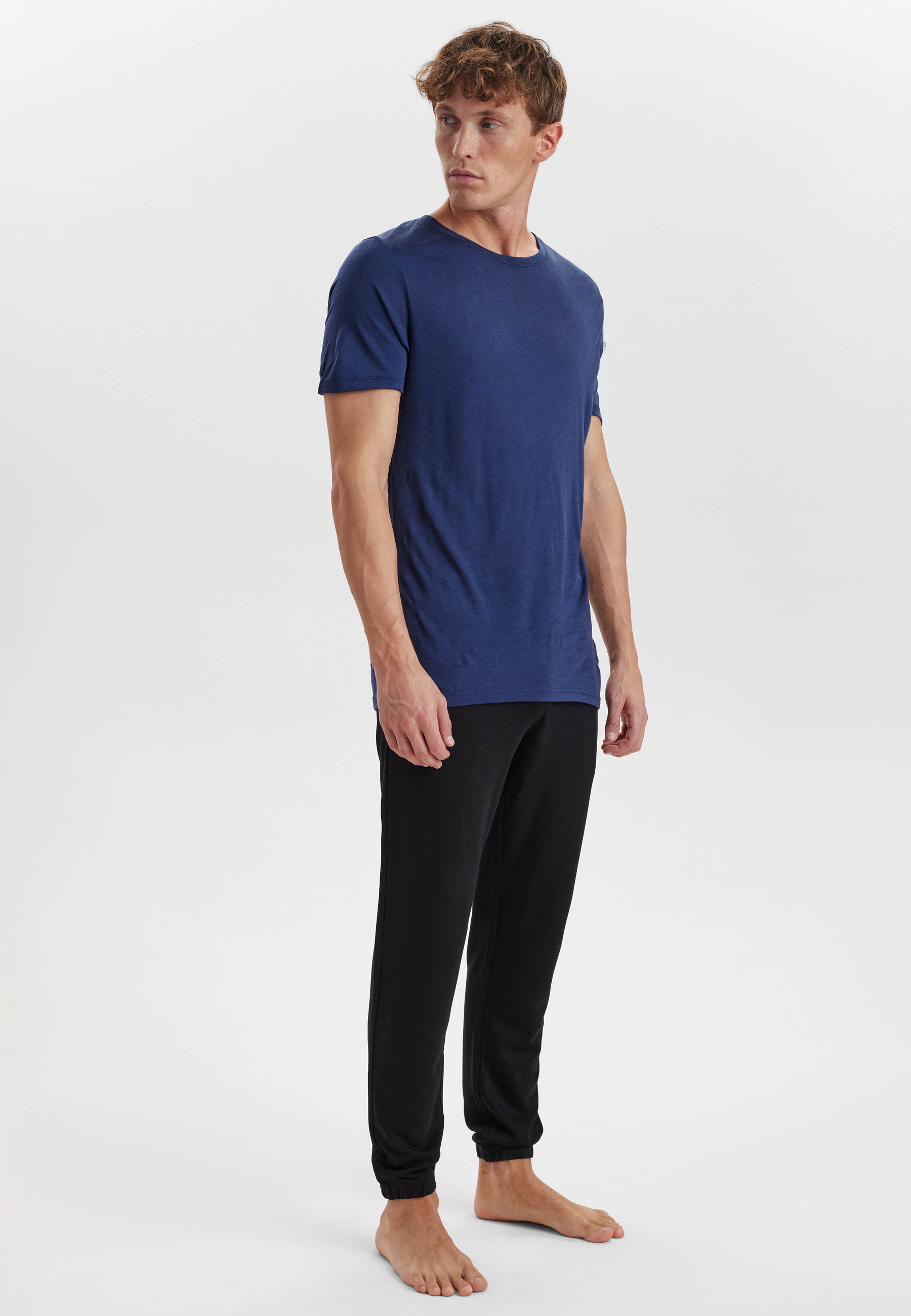 Ekologisk Ull, T-shirt, Navy