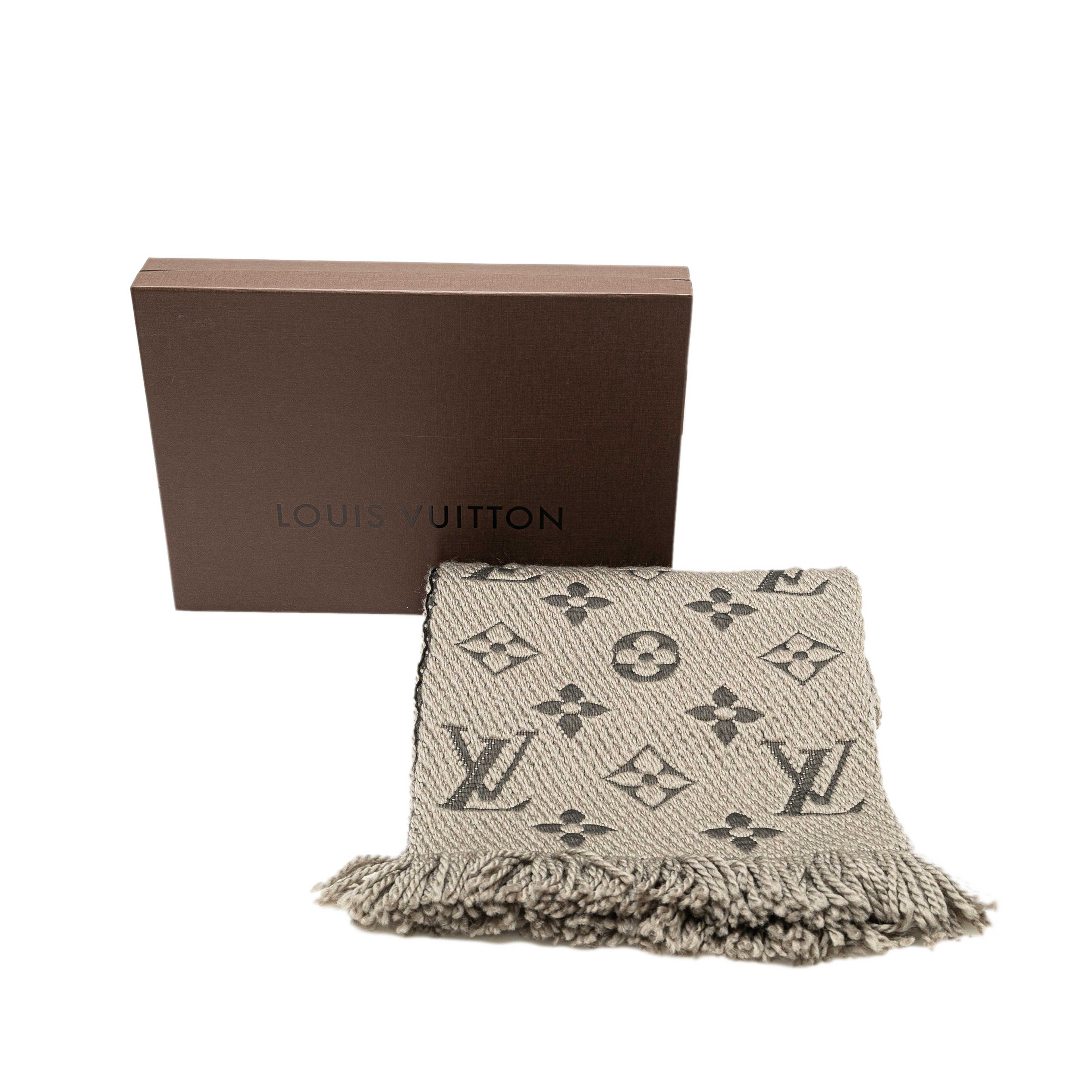 Louis Vuitton Logomania Wool Scarf