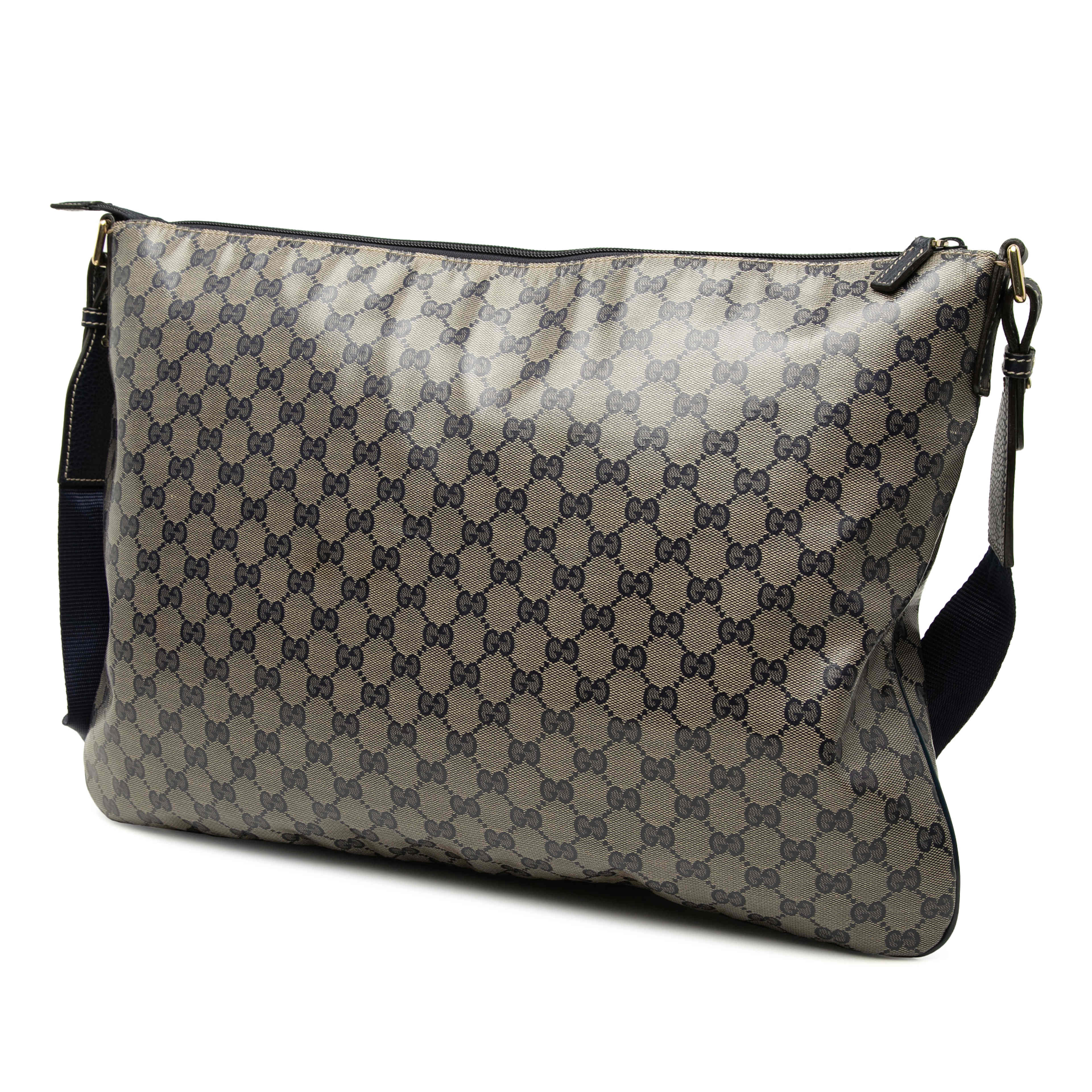 Gucci Gg Crystal Crossbody, från Luxclusif, i färgen beige. Klicka för att öppna bilden i stort format