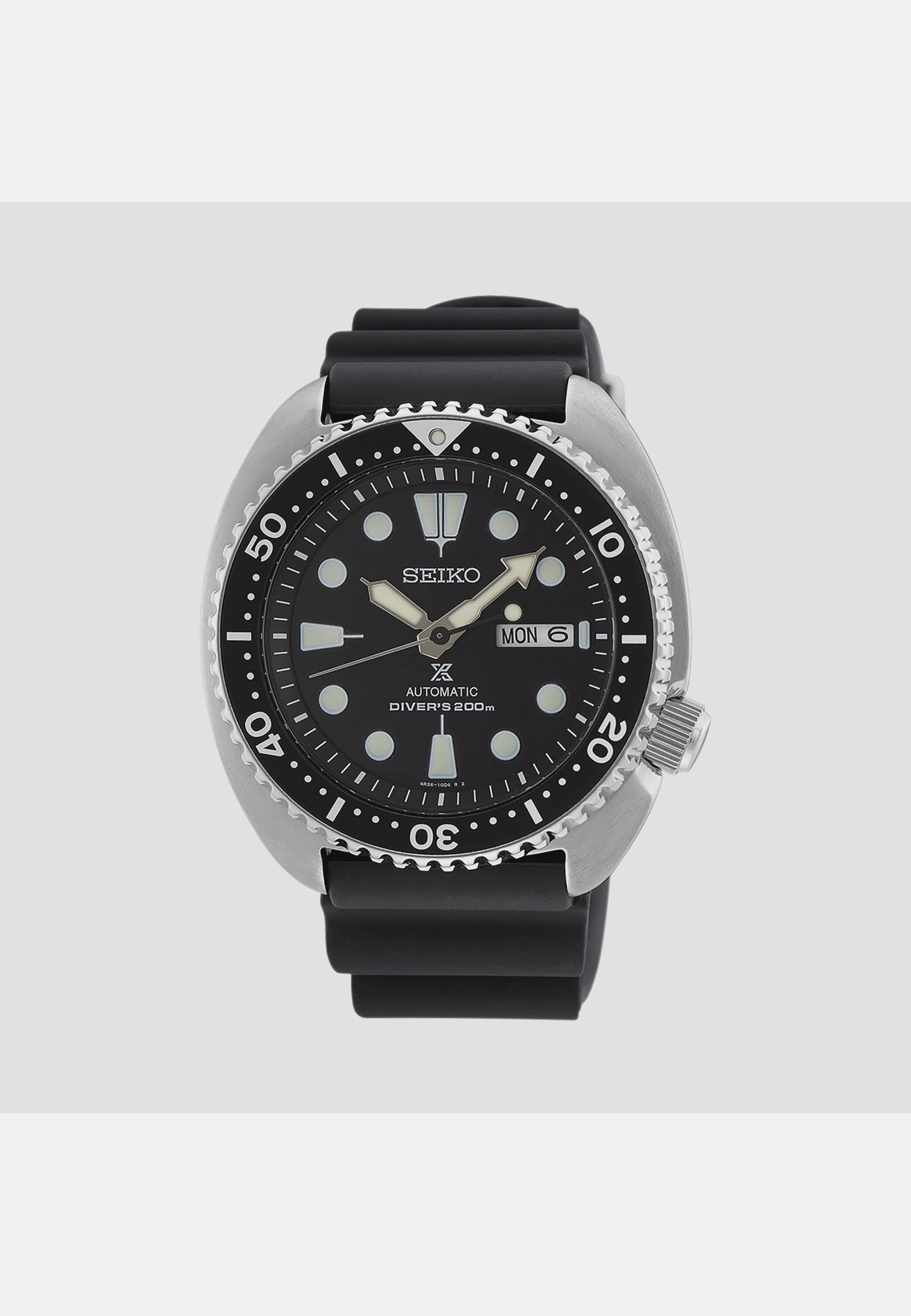 Seiko Prospex Automatic Svart/stål, Gummiband - Srpe93k1, från Seiko, i färgen 1. Klicka för att öppna bilden i stort format