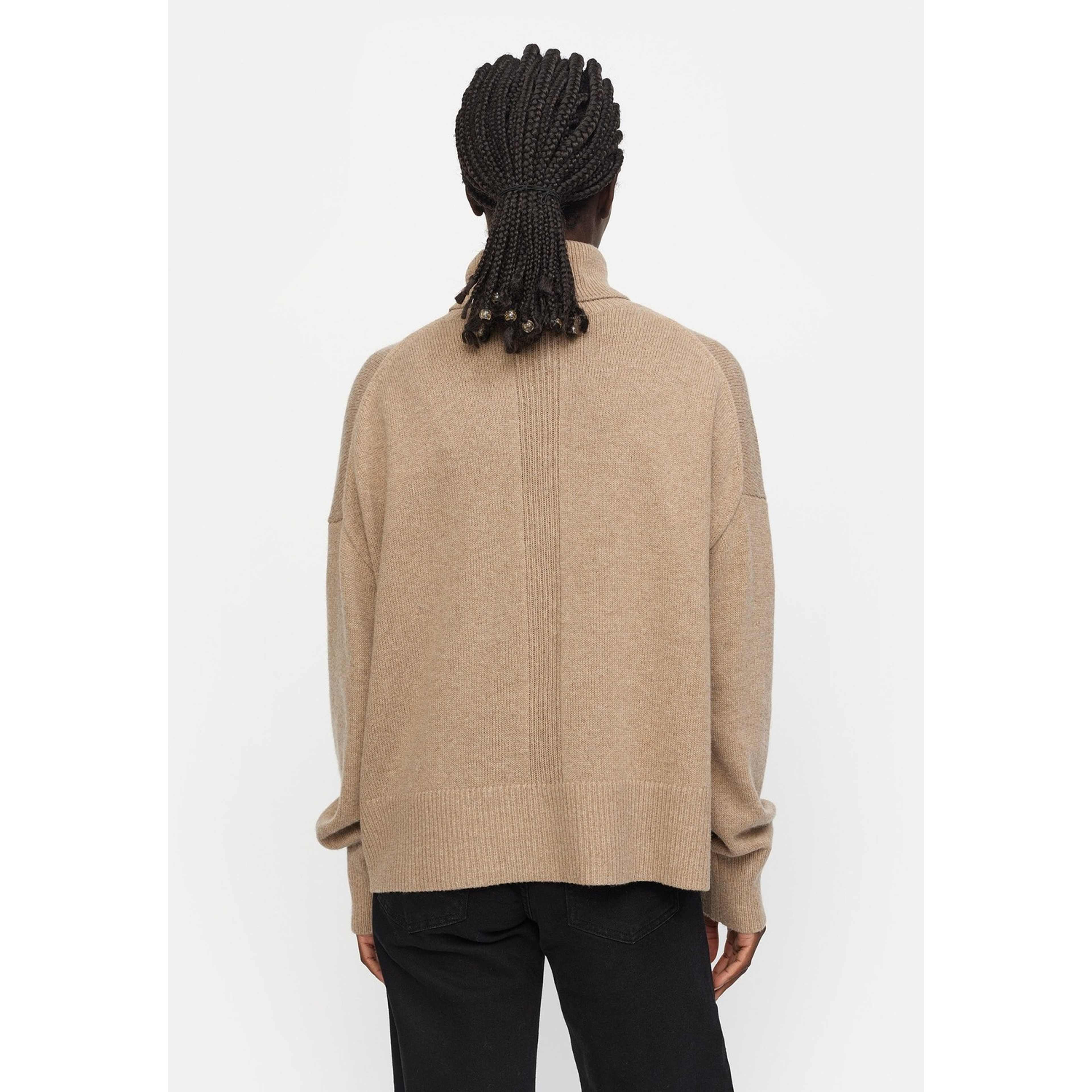 Srluni Rollneck Knit - Oatmeal Melange