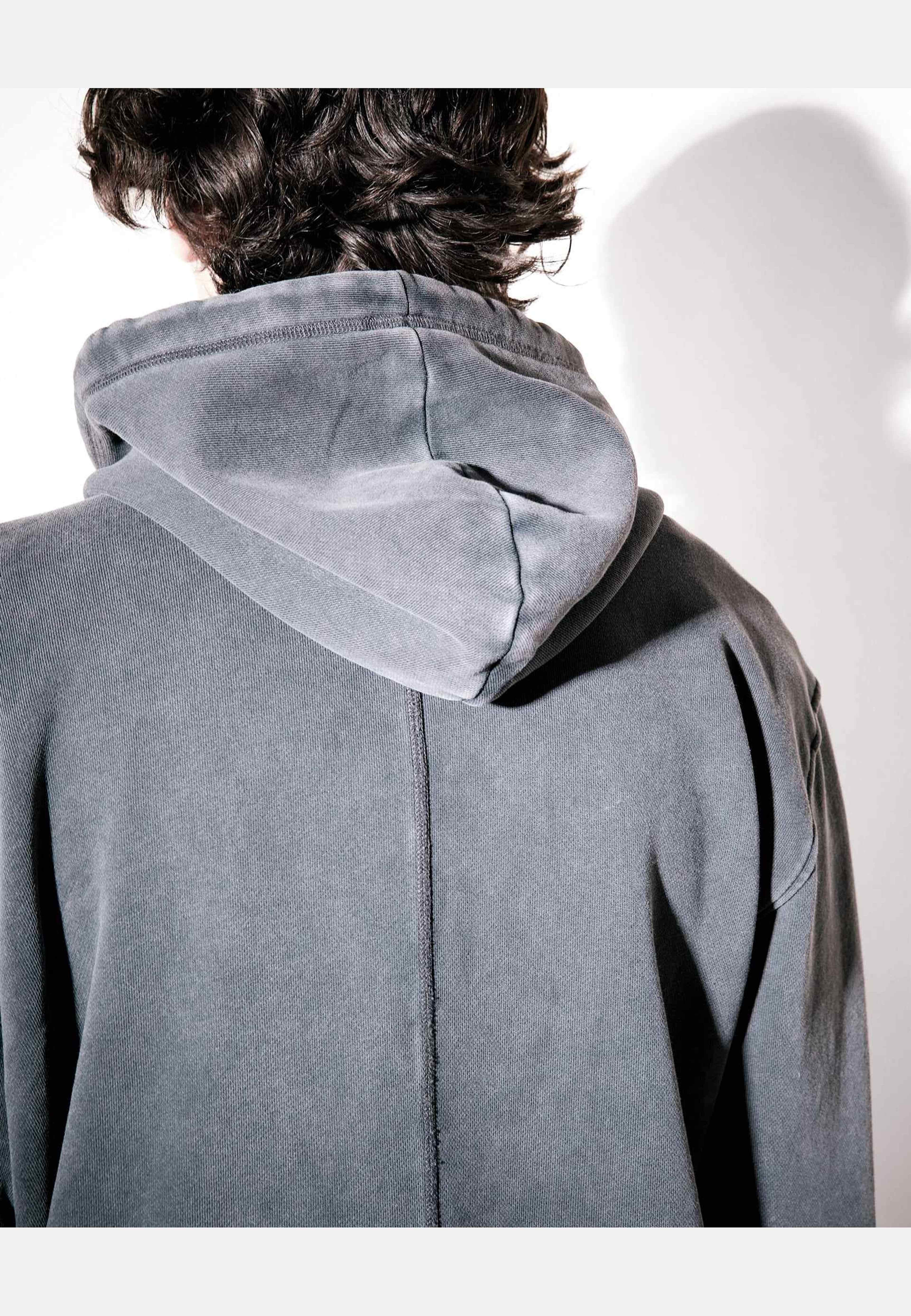 Bt Zip Hoodie Washed Black, från Brixtol Textiles, i färgen washed black. Klicka för att öppna bilden i stort format