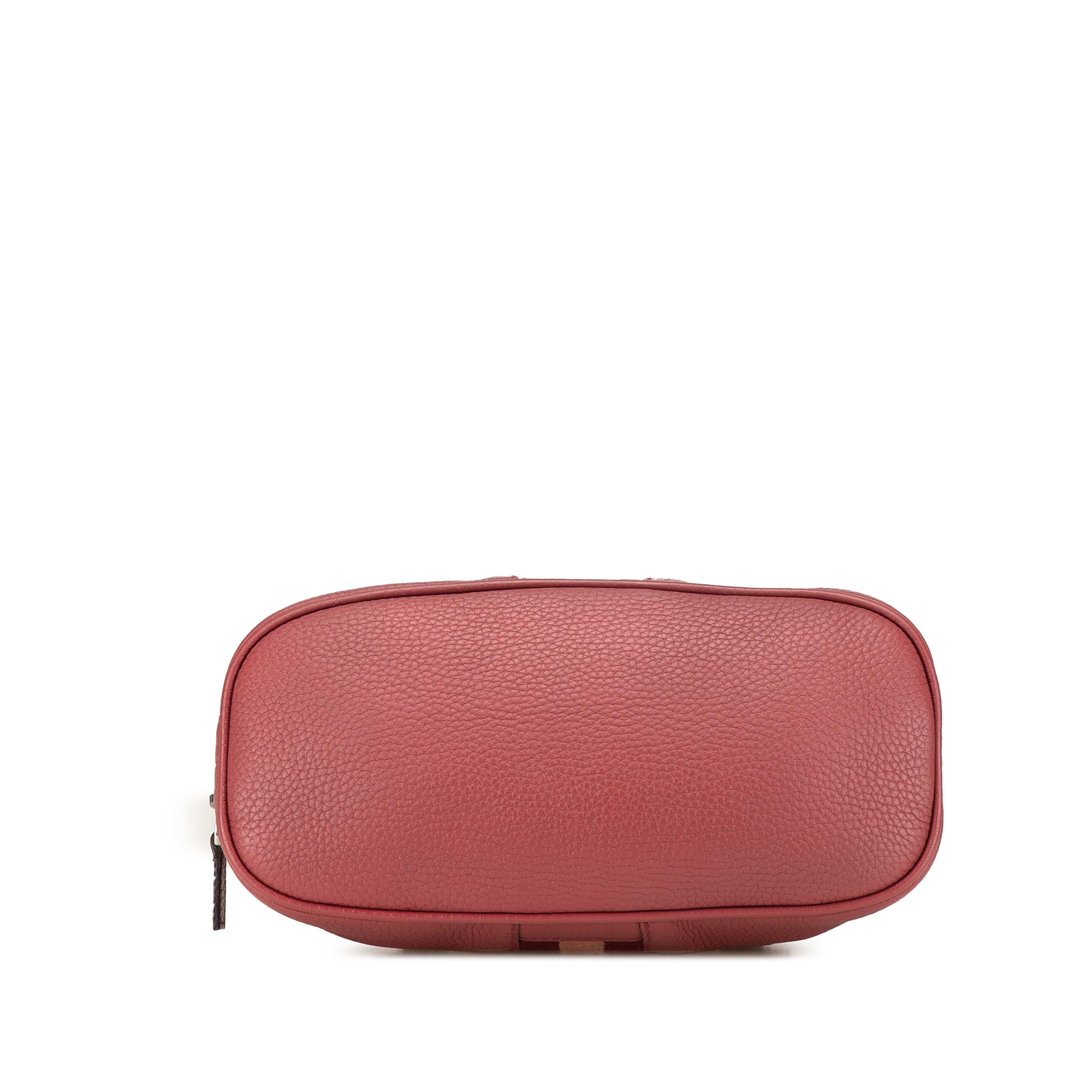 Gucci Mini Leather Web Dome Satchel