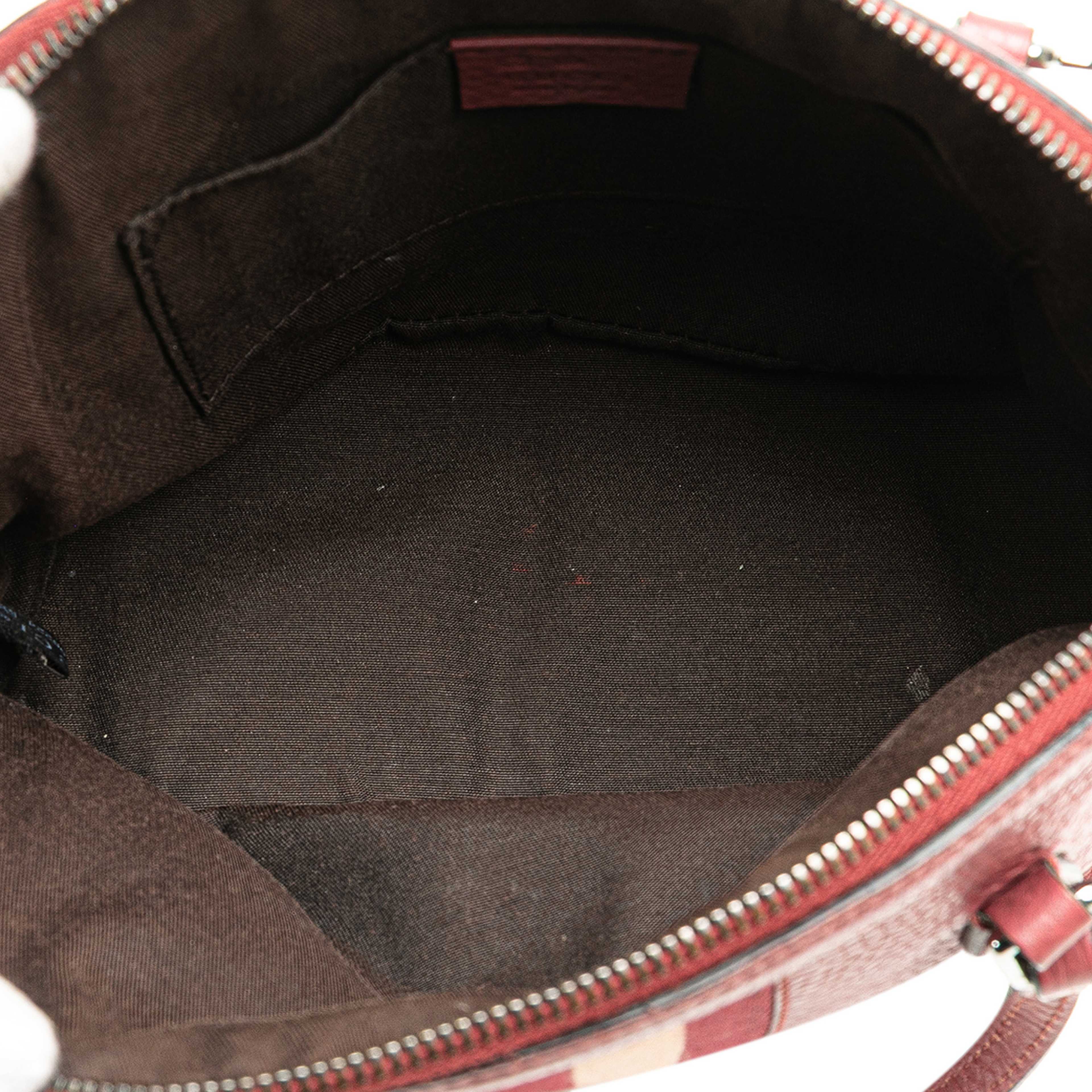 Gucci Mini Leather Web Dome Satchel