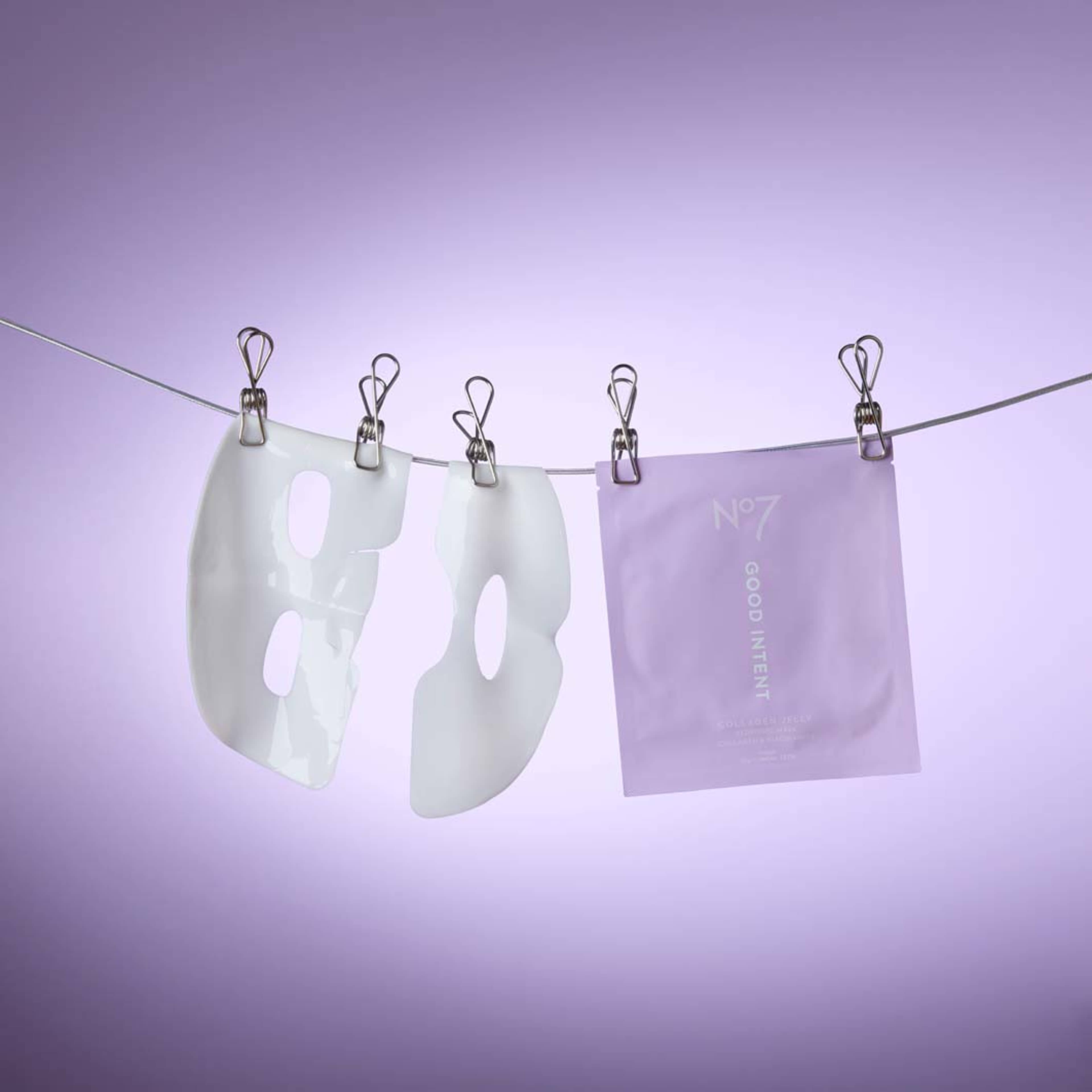 Good Intent Jelly Hydrogel Face Mask, från No7. Klicka för att öppna bilden i stort format