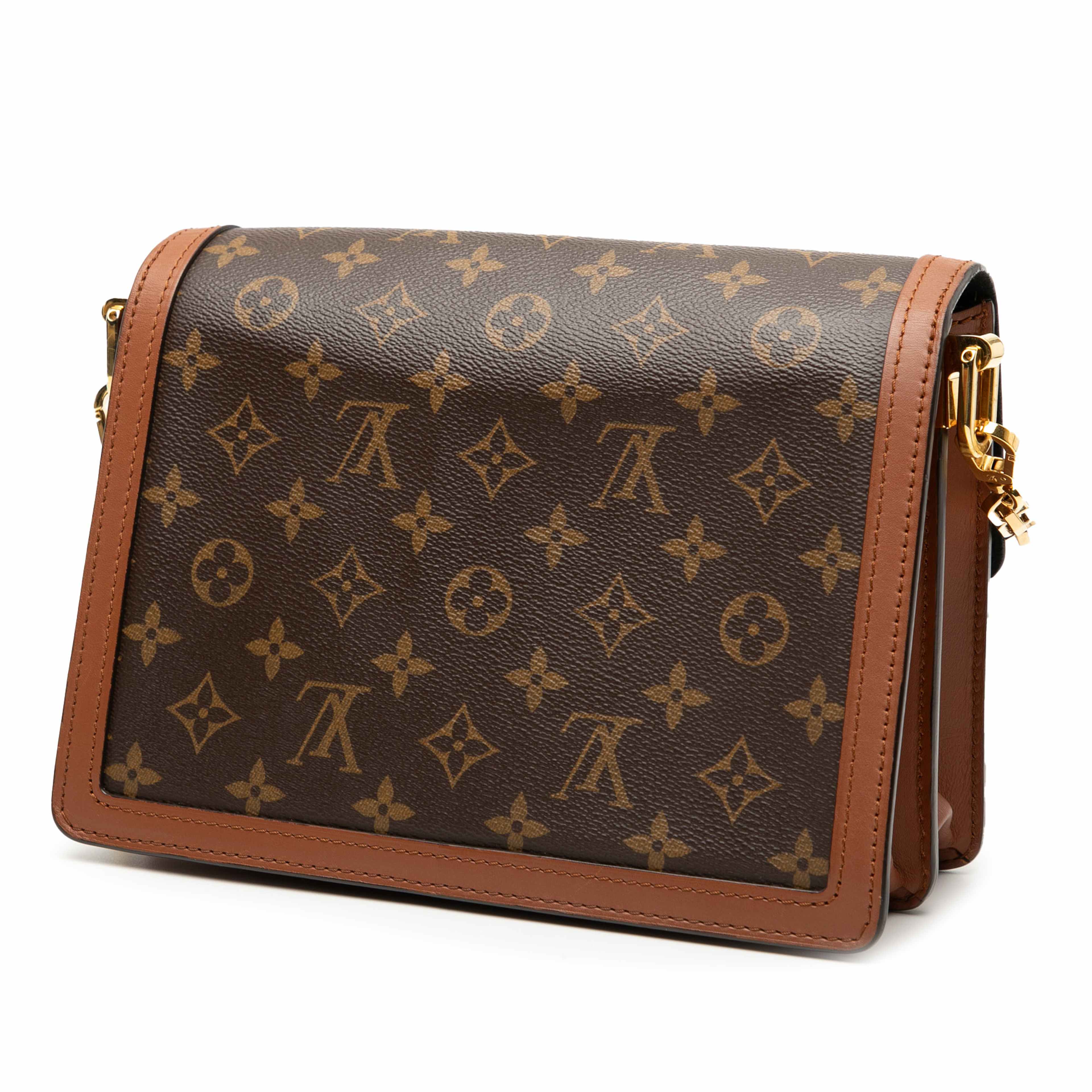 Louis Vuitton Monogram Reverse Dauphine Mm, från Luxclusif, i färgen brown. Klicka för att öppna bilden i stort format