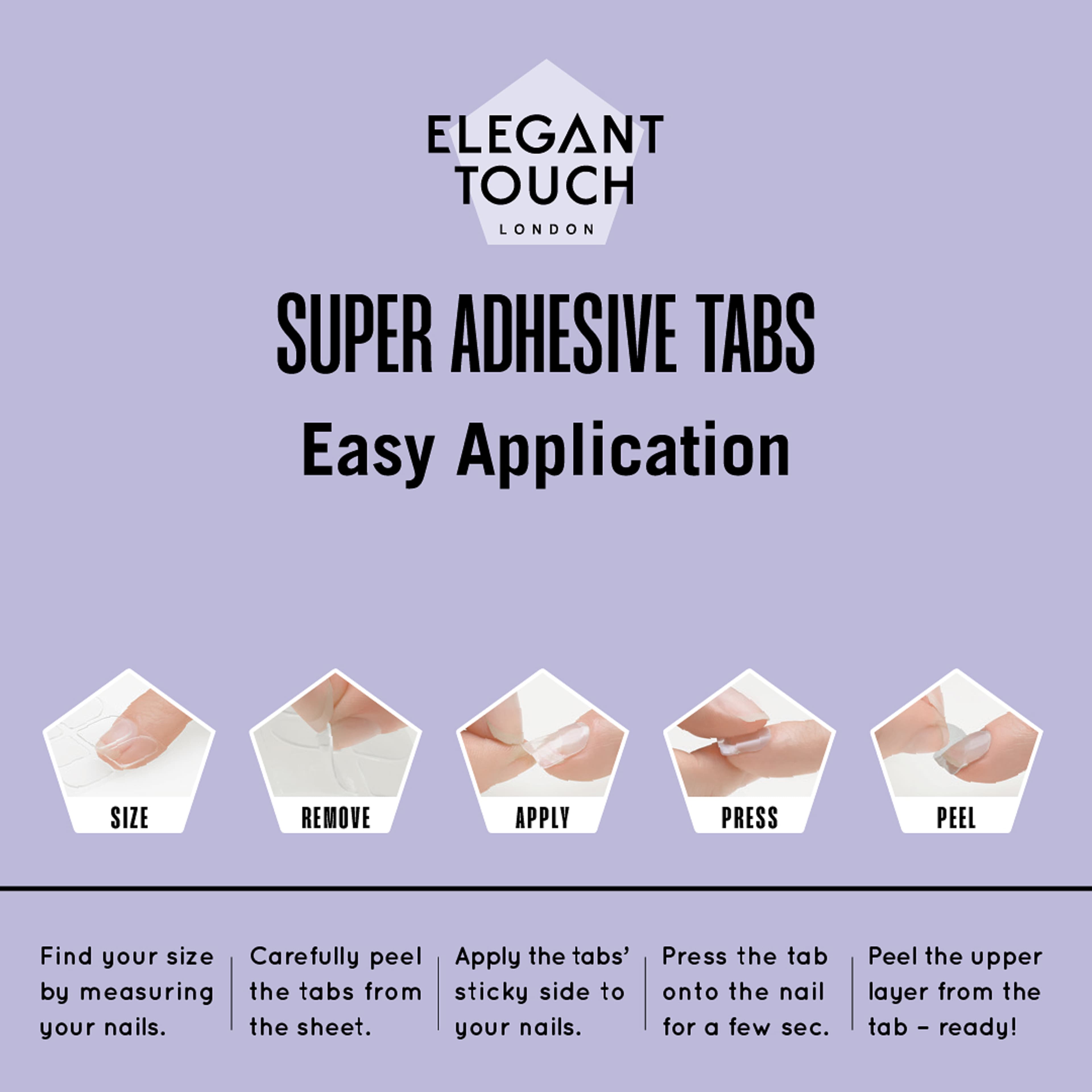 Super Adhesive Tabs, från Elegant Touch.