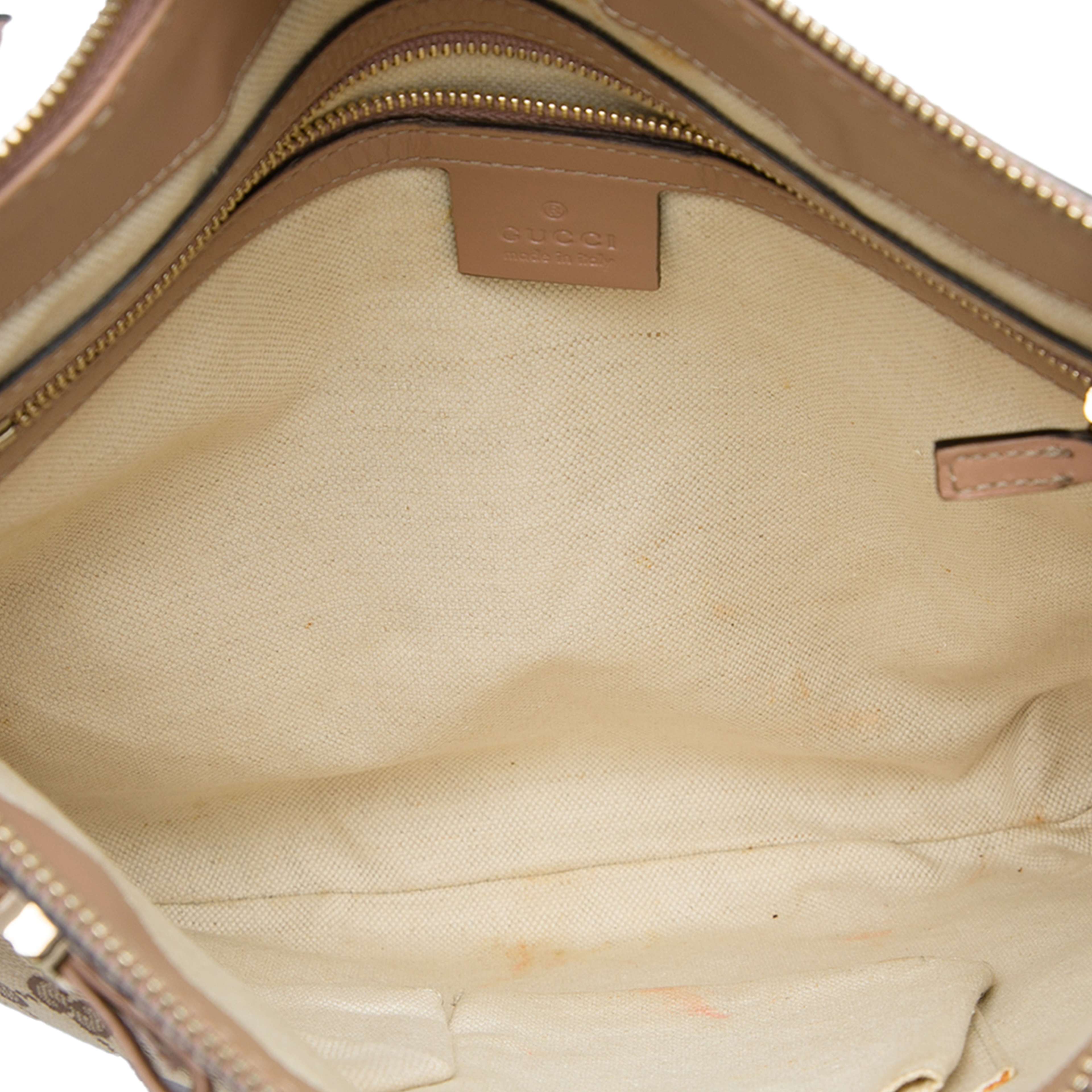 Gucci Gg Canvas Mayfair Crossbody, från Luxclusif, i färgen beige. Klicka för att öppna bilden i stort format