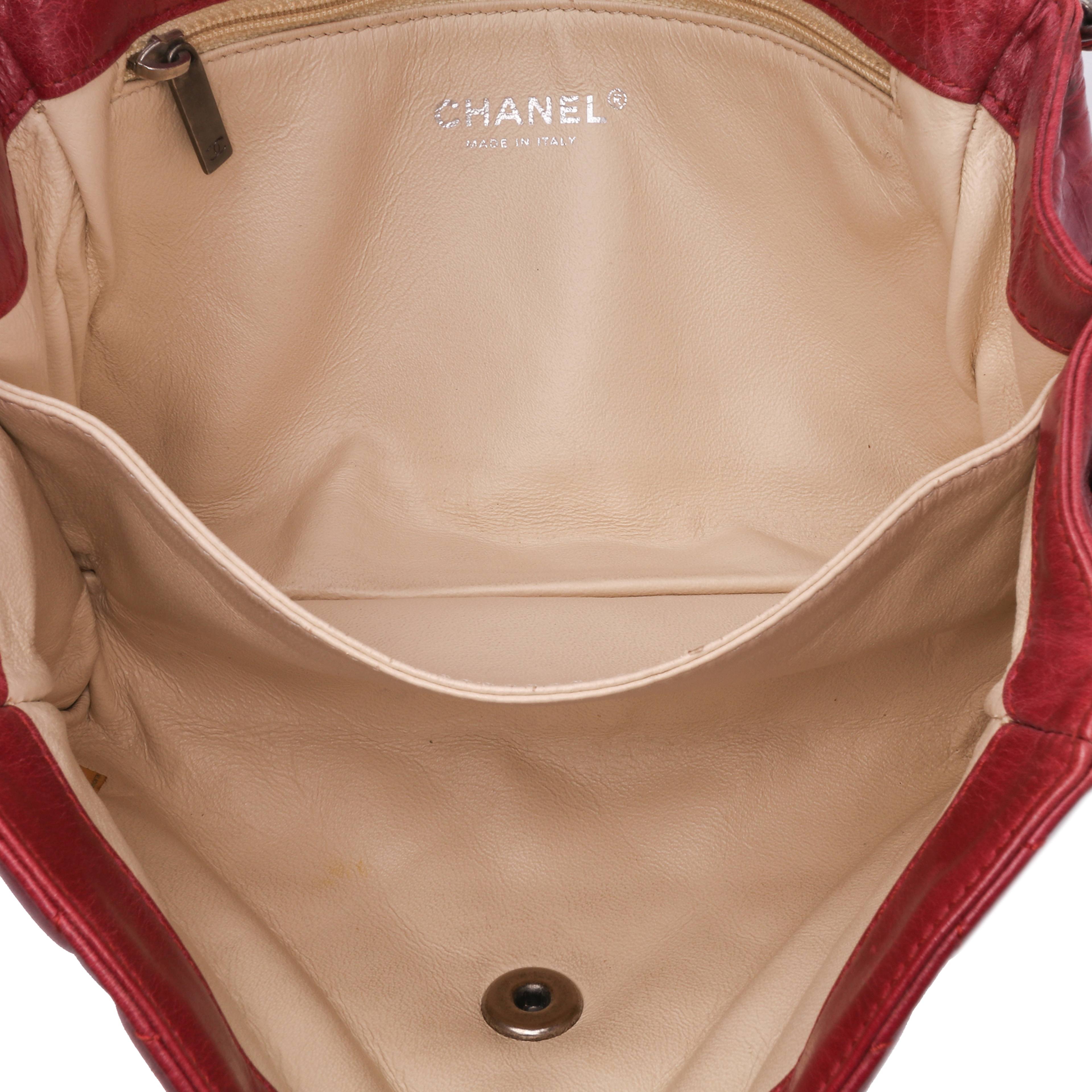 Chanel Quilted Glazed Calfskin Soft Boy Flap