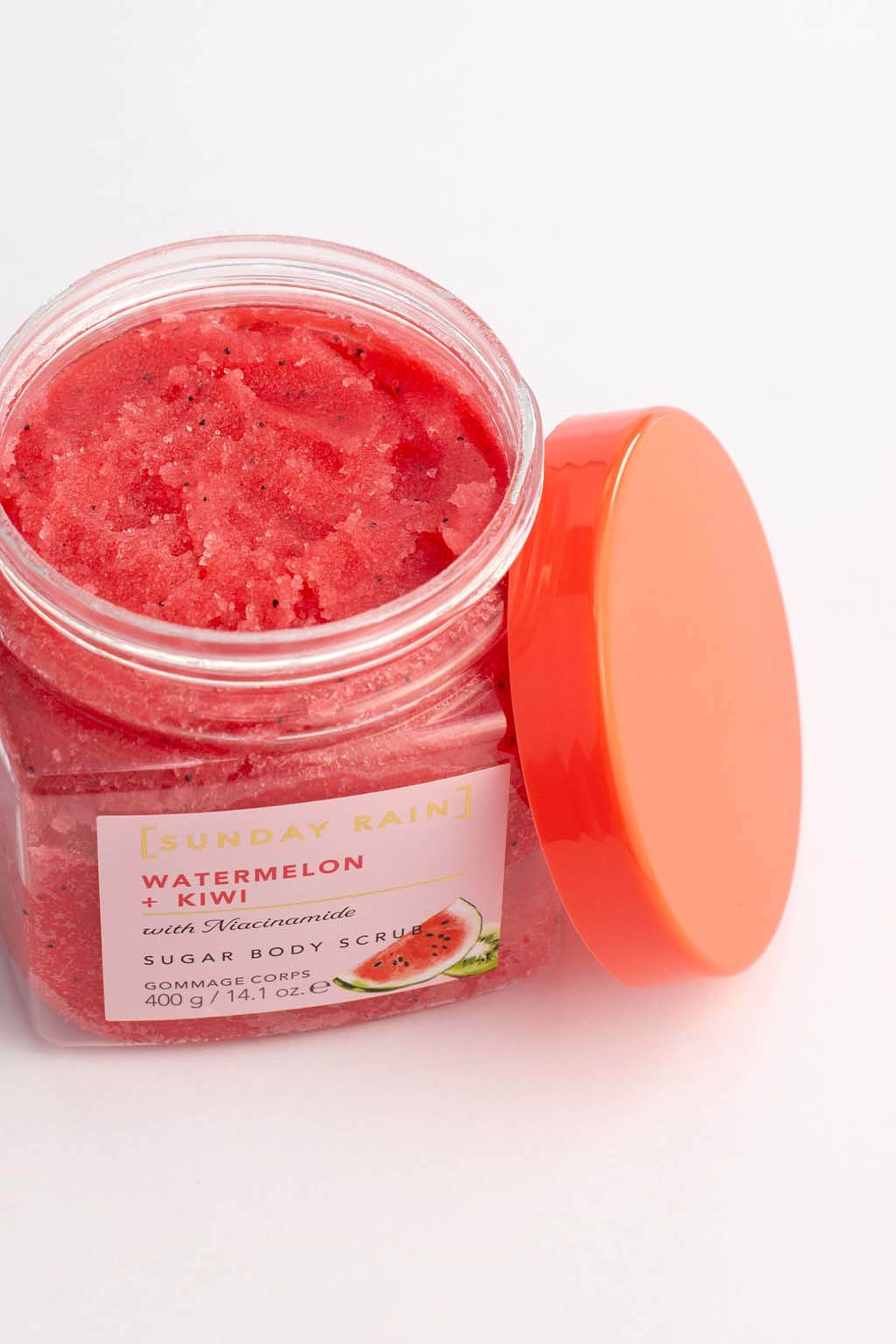 Watermelon + Kiwi Scrub, från Sunday Rain. Klicka för att öppna bilden i stort format