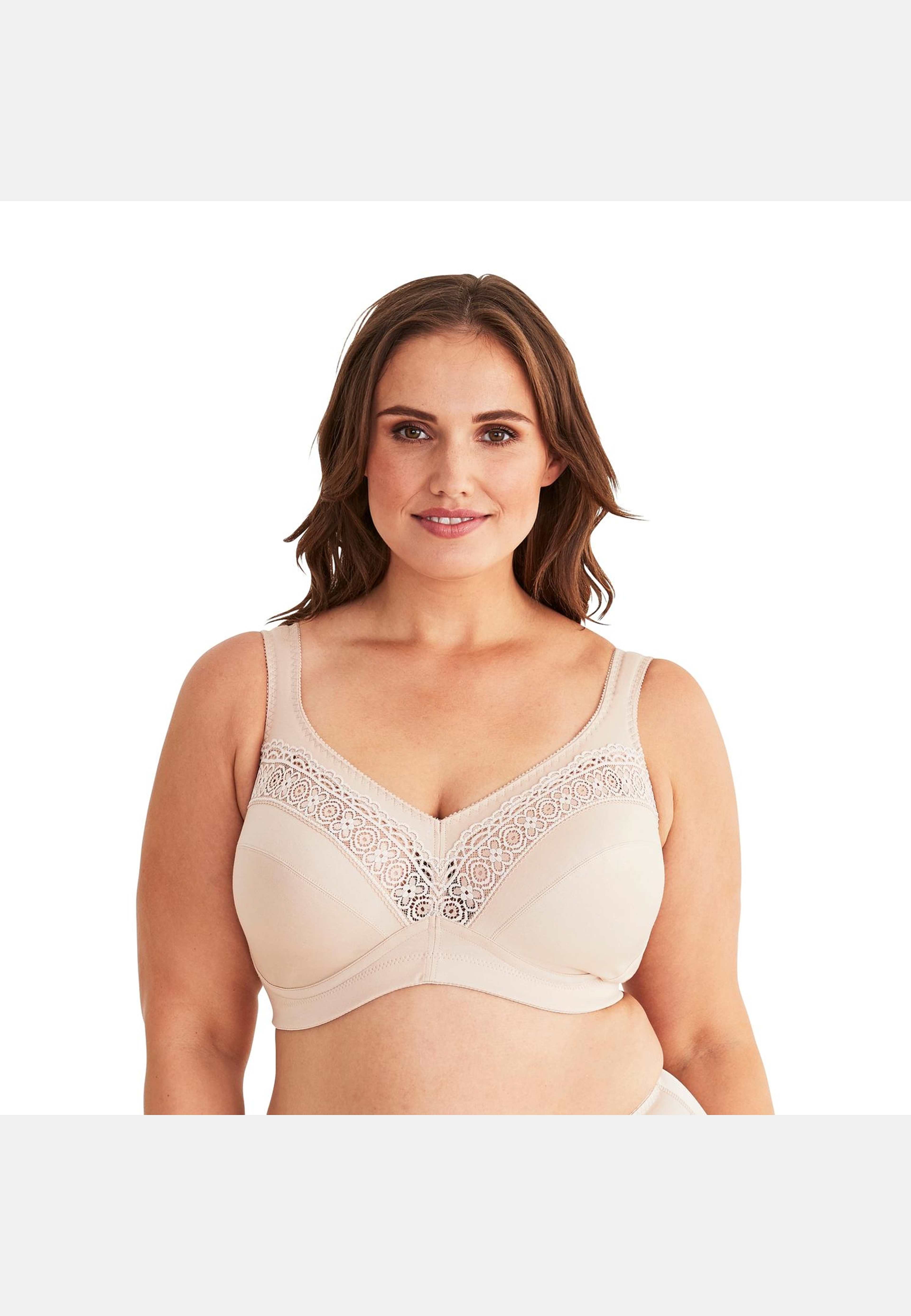 Cotton Star Bh Utan Bygel, från Swegmark, i färgen beige. Klicka för att öppna bilden i stort format
