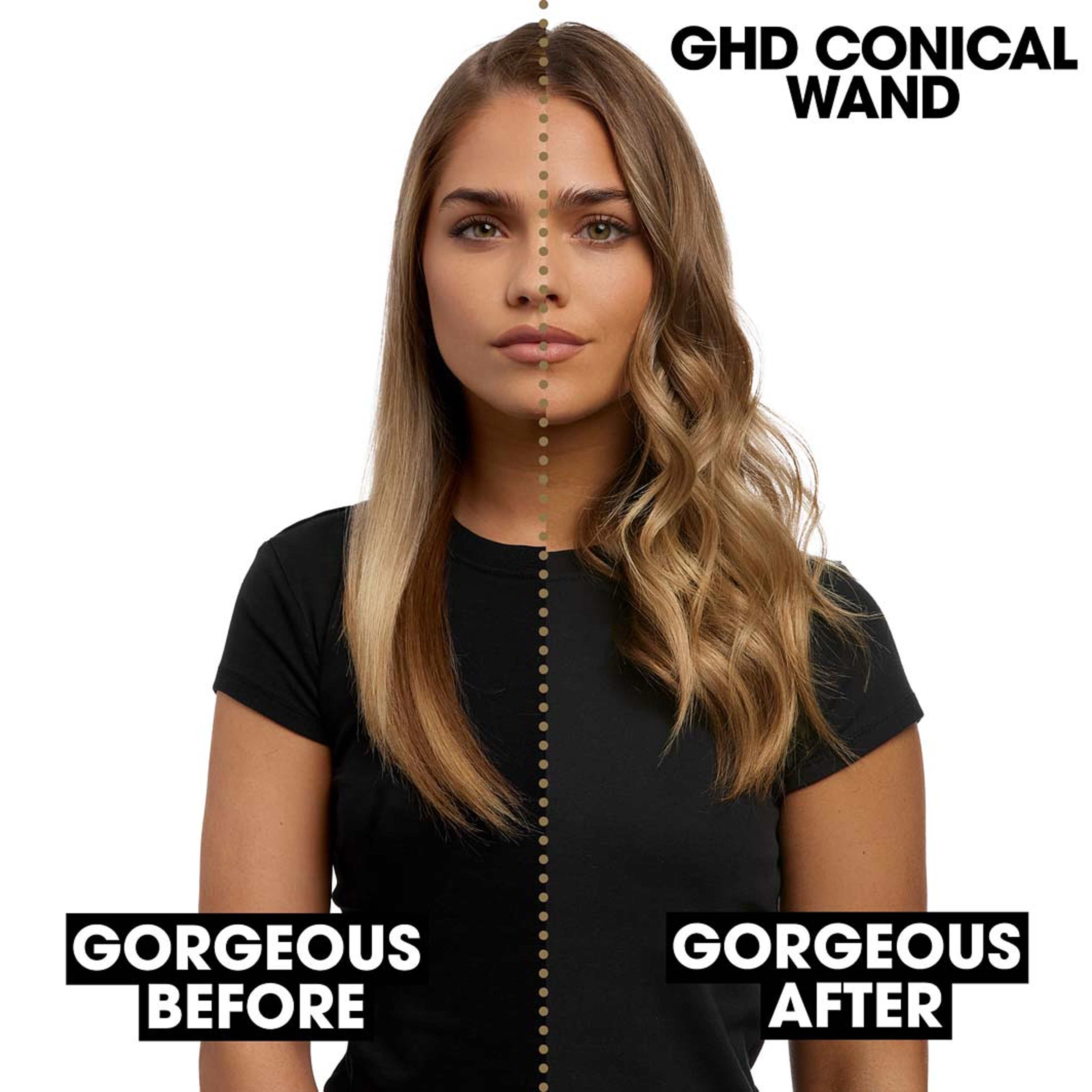 Chronos Curve Conical Wand, från ghd. Klicka för att öppna bilden i stort format