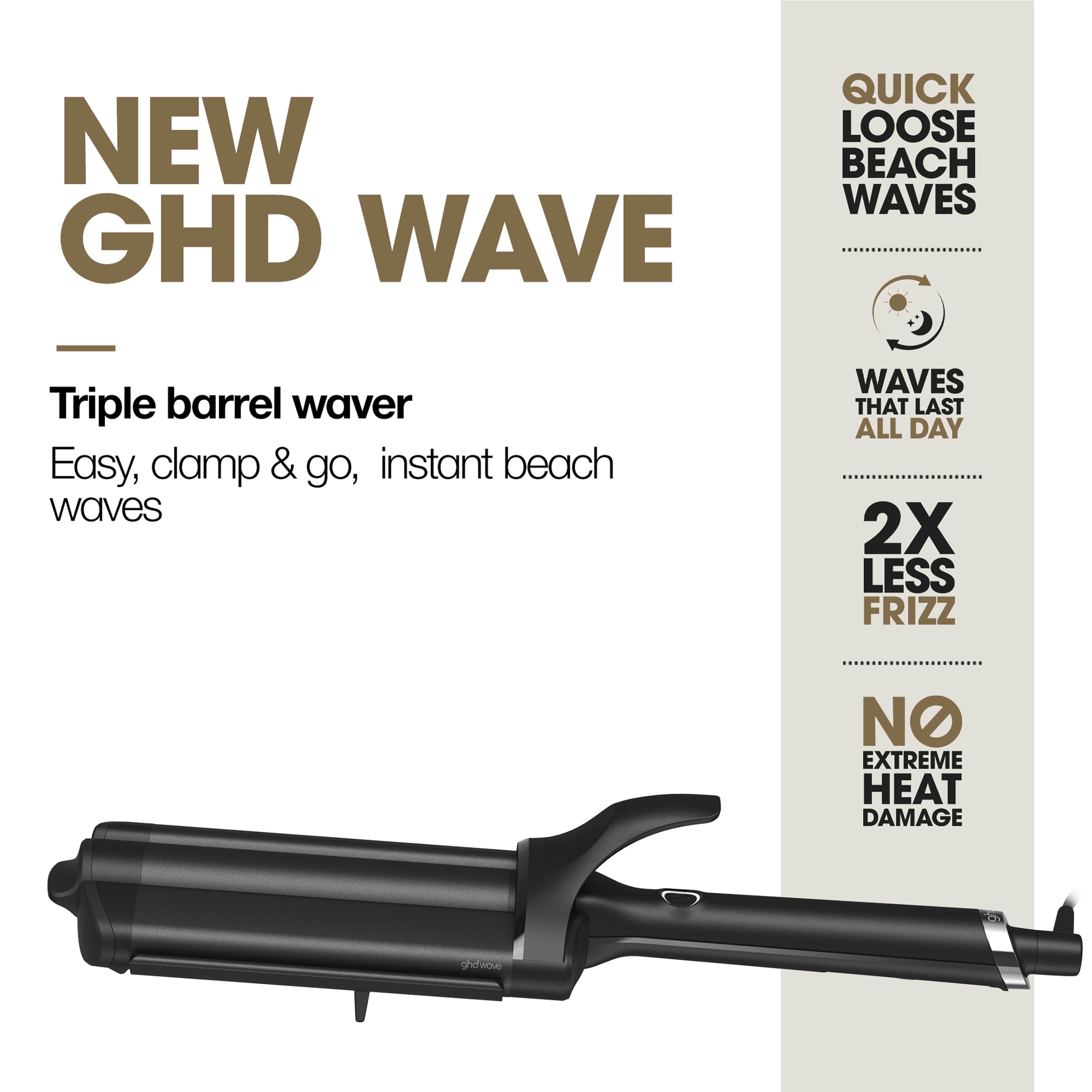 Wave - Professional Triple Barrel Waver, från ghd. Klicka för att öppna bilden i stort format