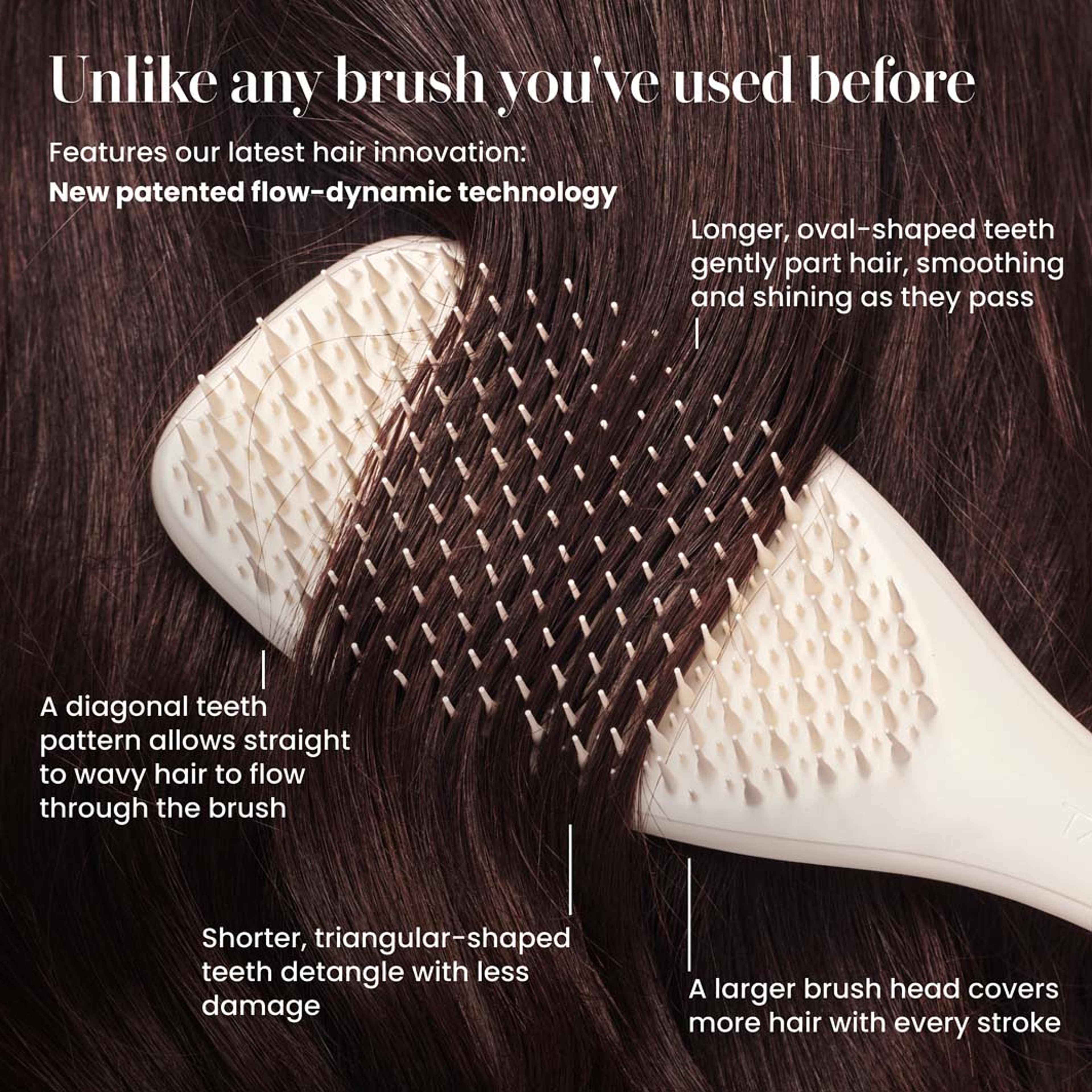 Complete Carebrush Halo White, från Tangle Teezer, i färgen Halo White. Klicka för att öppna bilden i stort format