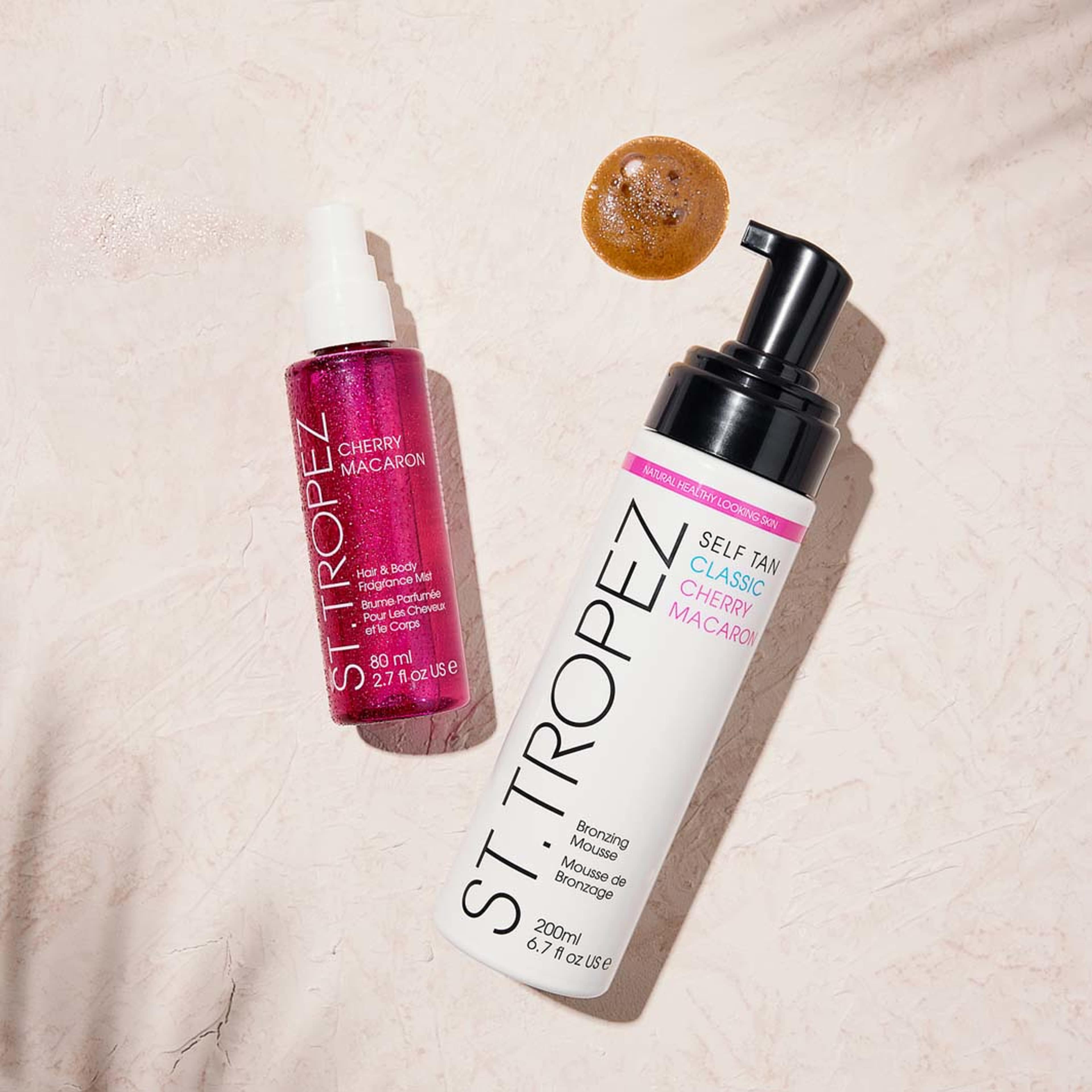 Self Tan Kit Cherry Macaron, från St Tropez. Klicka för att öppna bilden i stort format