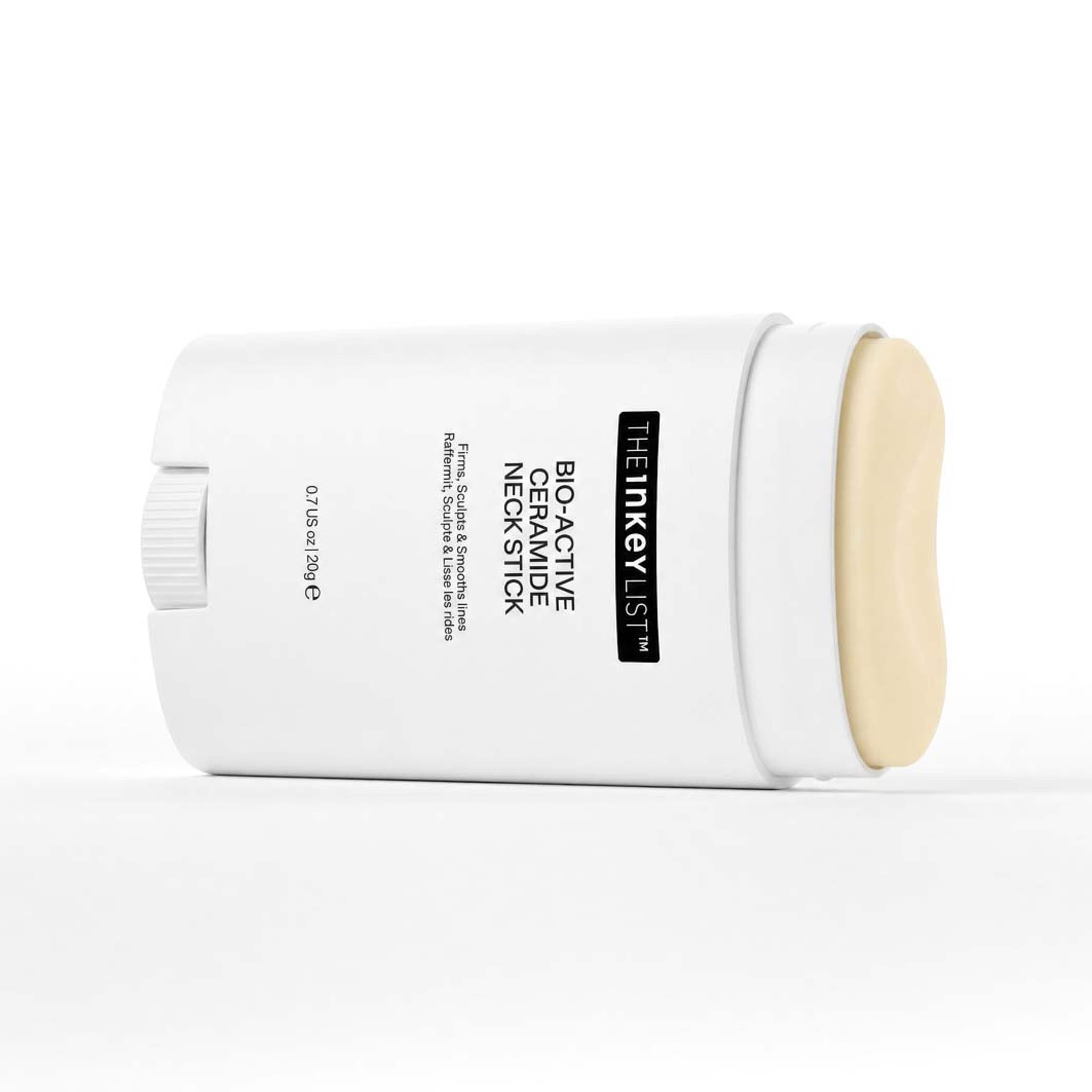 Bio-Active Ceramide Neck Lift Stick, från The Inkey List. Klicka för att öppna bilden i stort format